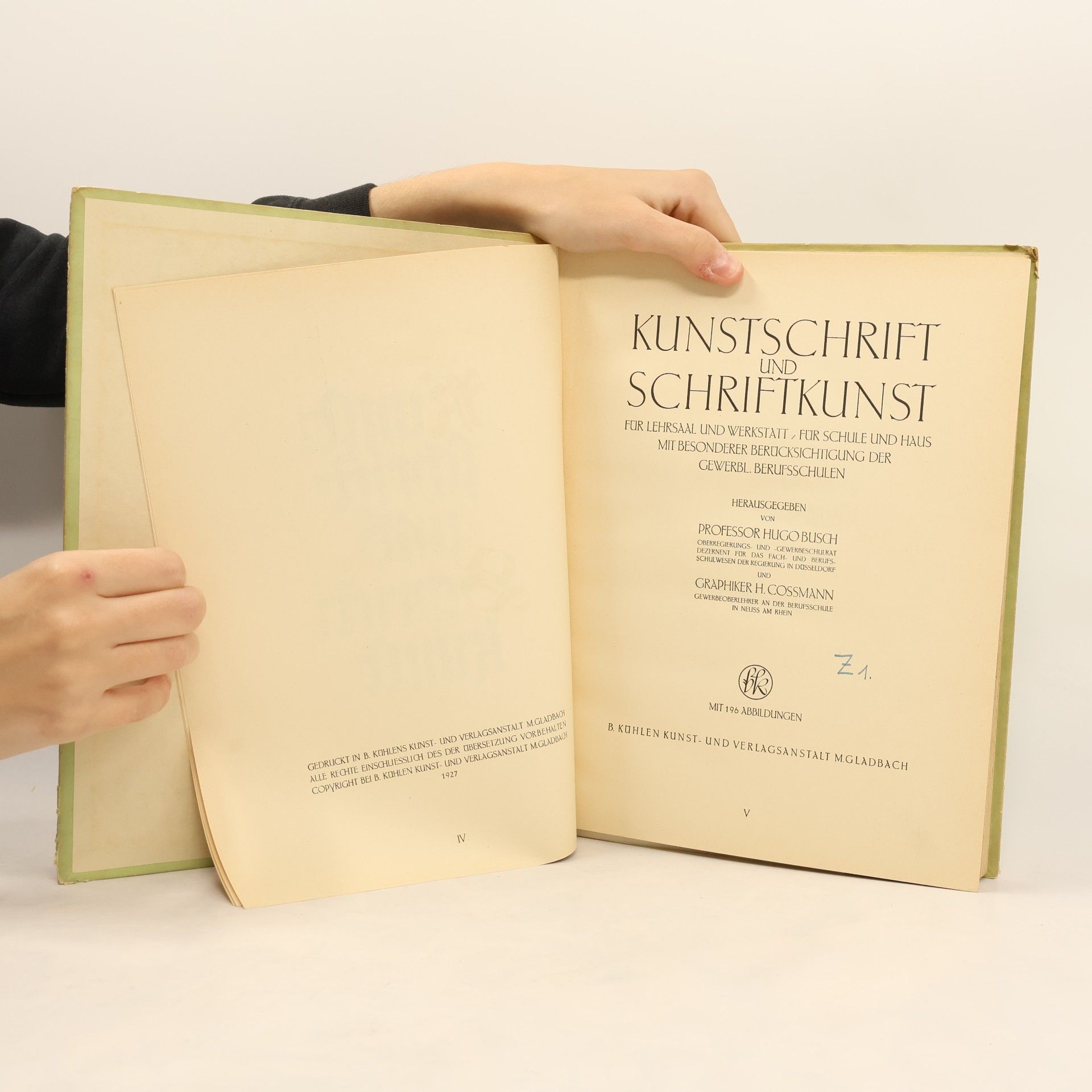 Hugo Busch Kunst Schrift und Schrift Kunst