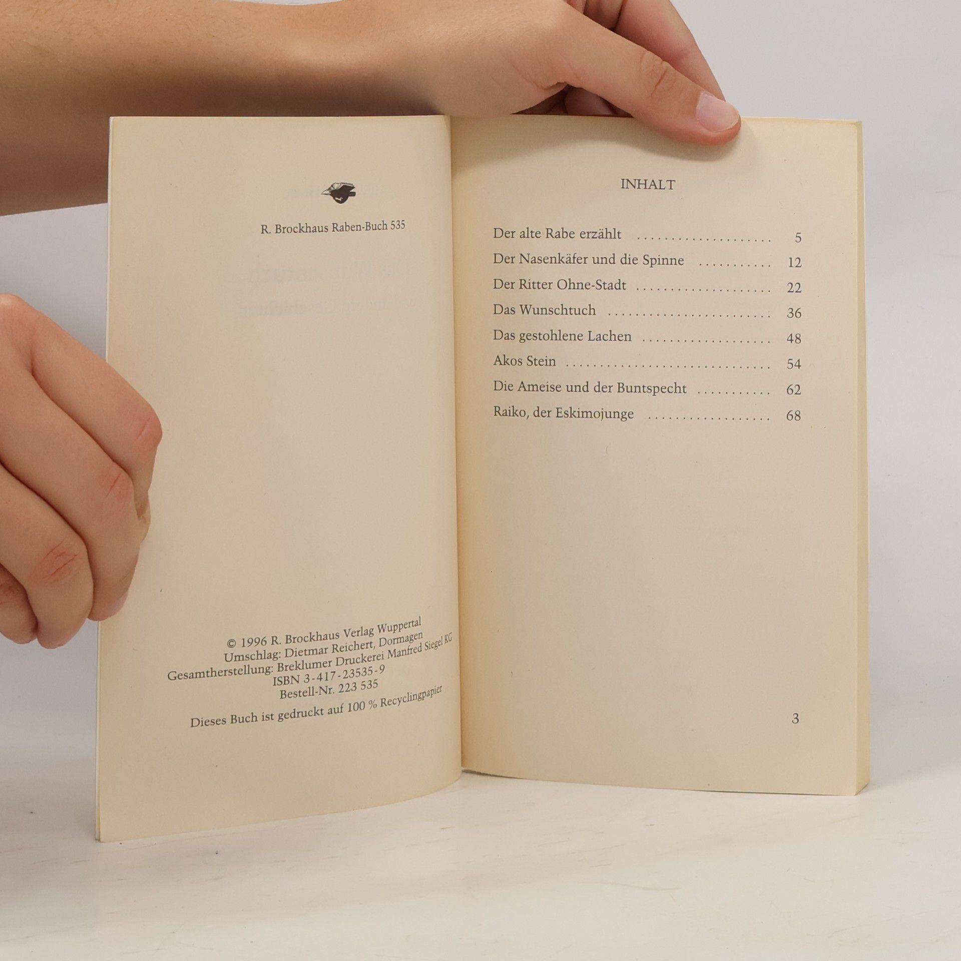 Hildegard Horie Brockhaus Rabenbücher: Das Wunschtuch: Und andere Geschichten