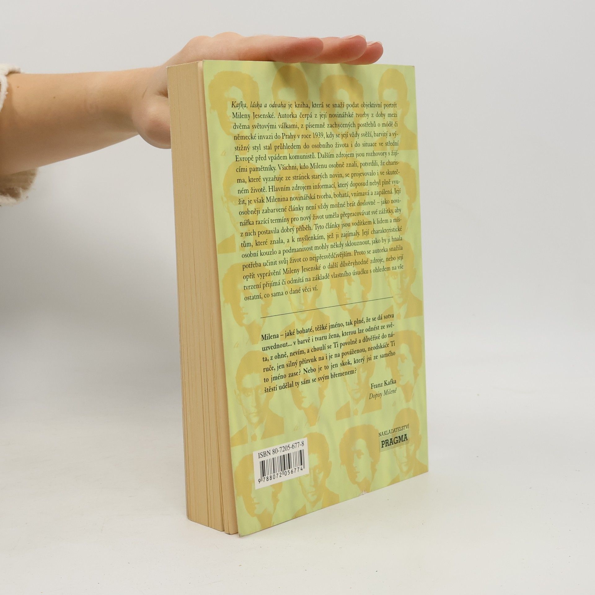 Mary Hockaday Kafka, láska a odvaha. Život Mileny Jesenské