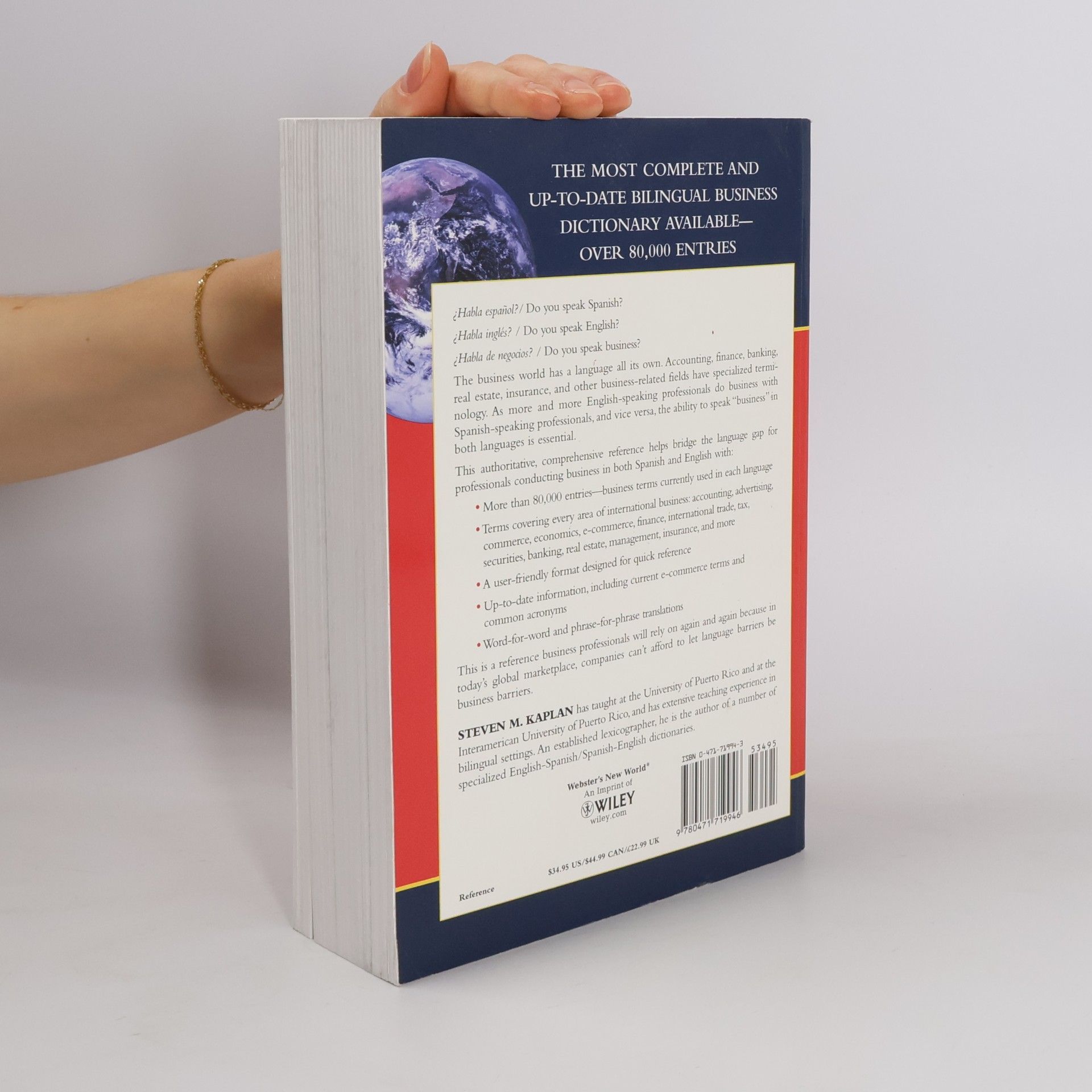 Steven M. Kaplan Webster's New World English-Spanish/Spanish-English Business Dictionary