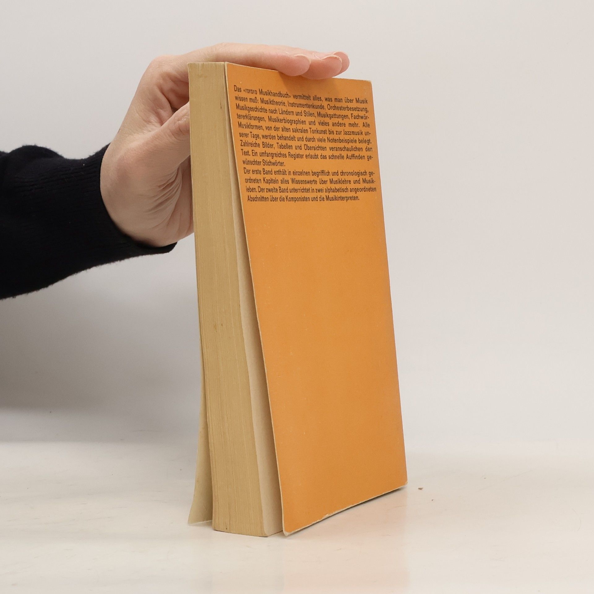 Heinrich Lindlar Rororo Musikhandbuch. Band 1
