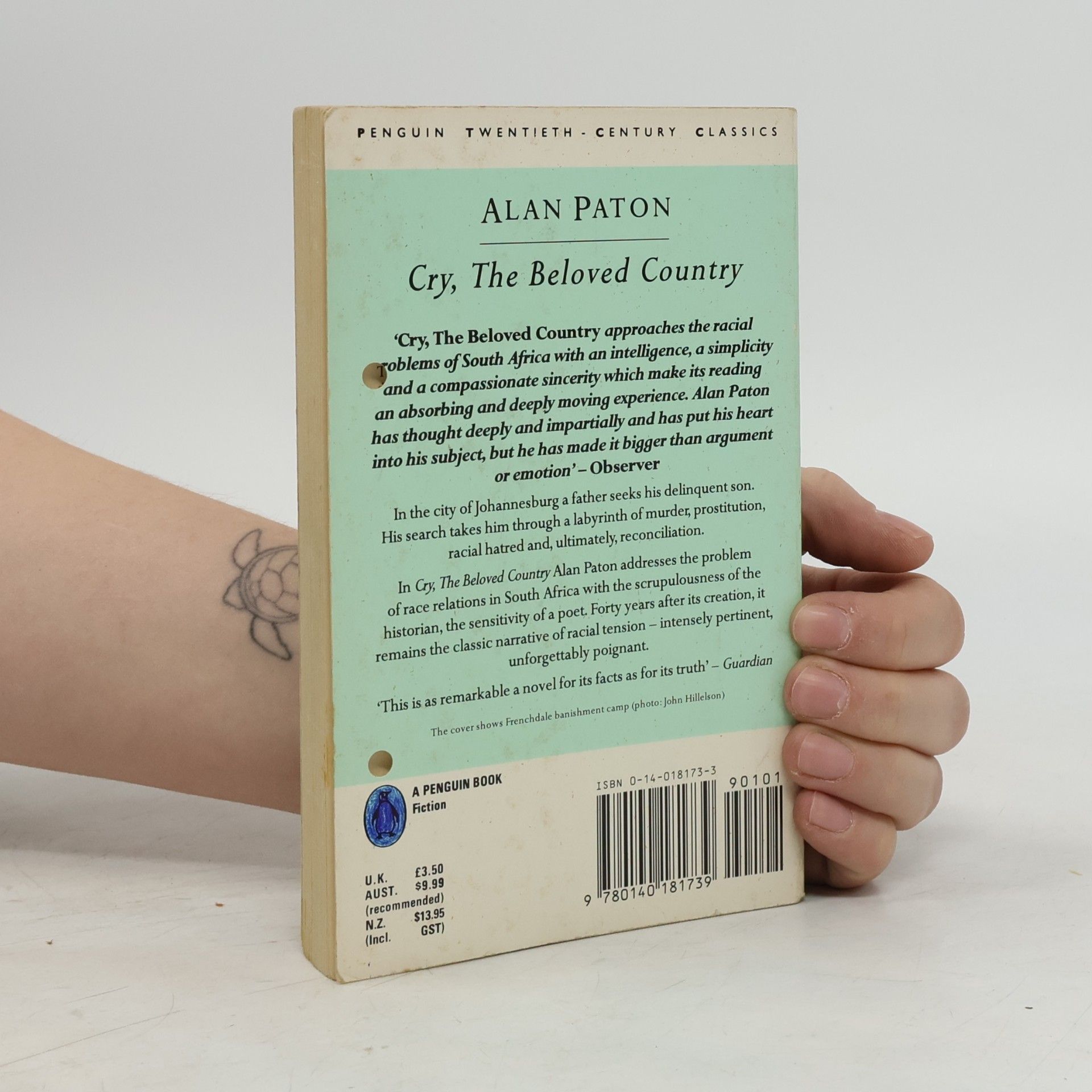 Alan Paton Cry, The Beloved Country