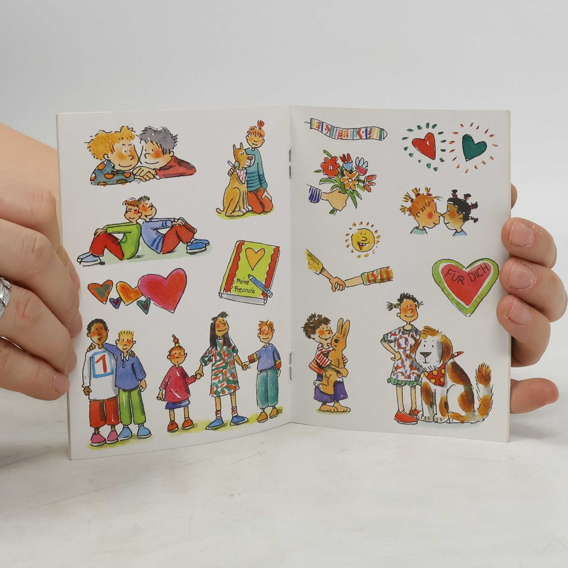 Kreativ- und Sachbücher: Starke Sticker für dicke Freunde
