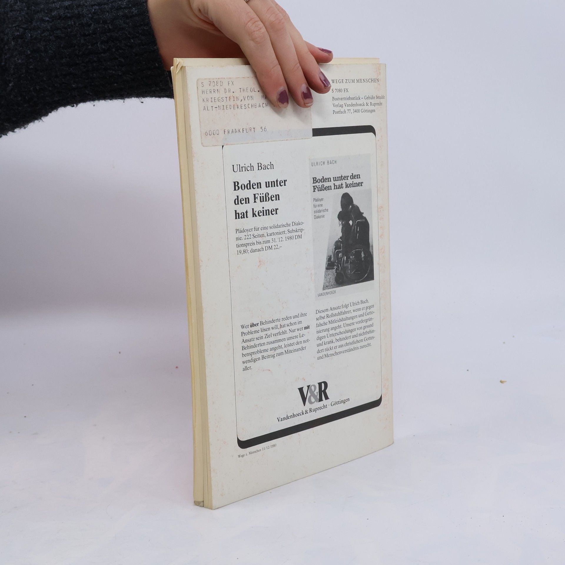 Autorenkollektiv Wege zum Menschen 11/12-1980