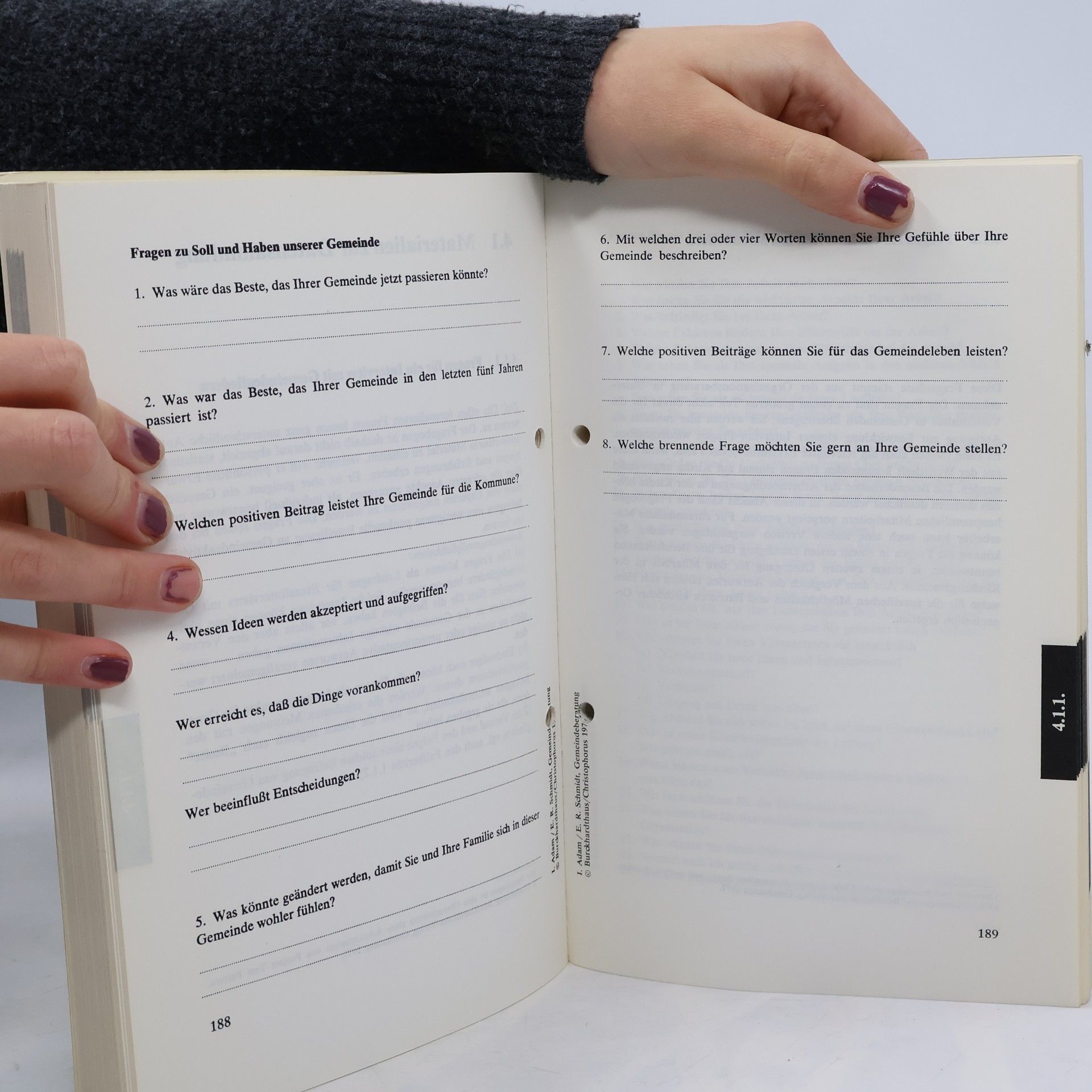 Ingrid Adam Reihe BCS: Gemeindeberatung