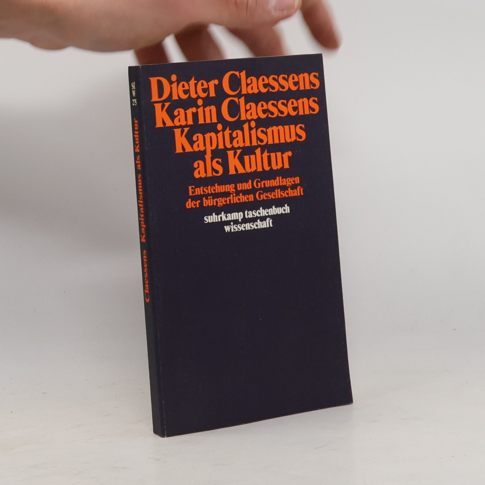 Karin Claessens Suhrkamp Taschenbuch Wissenschaft - 275: Kapitalismus als Kultur