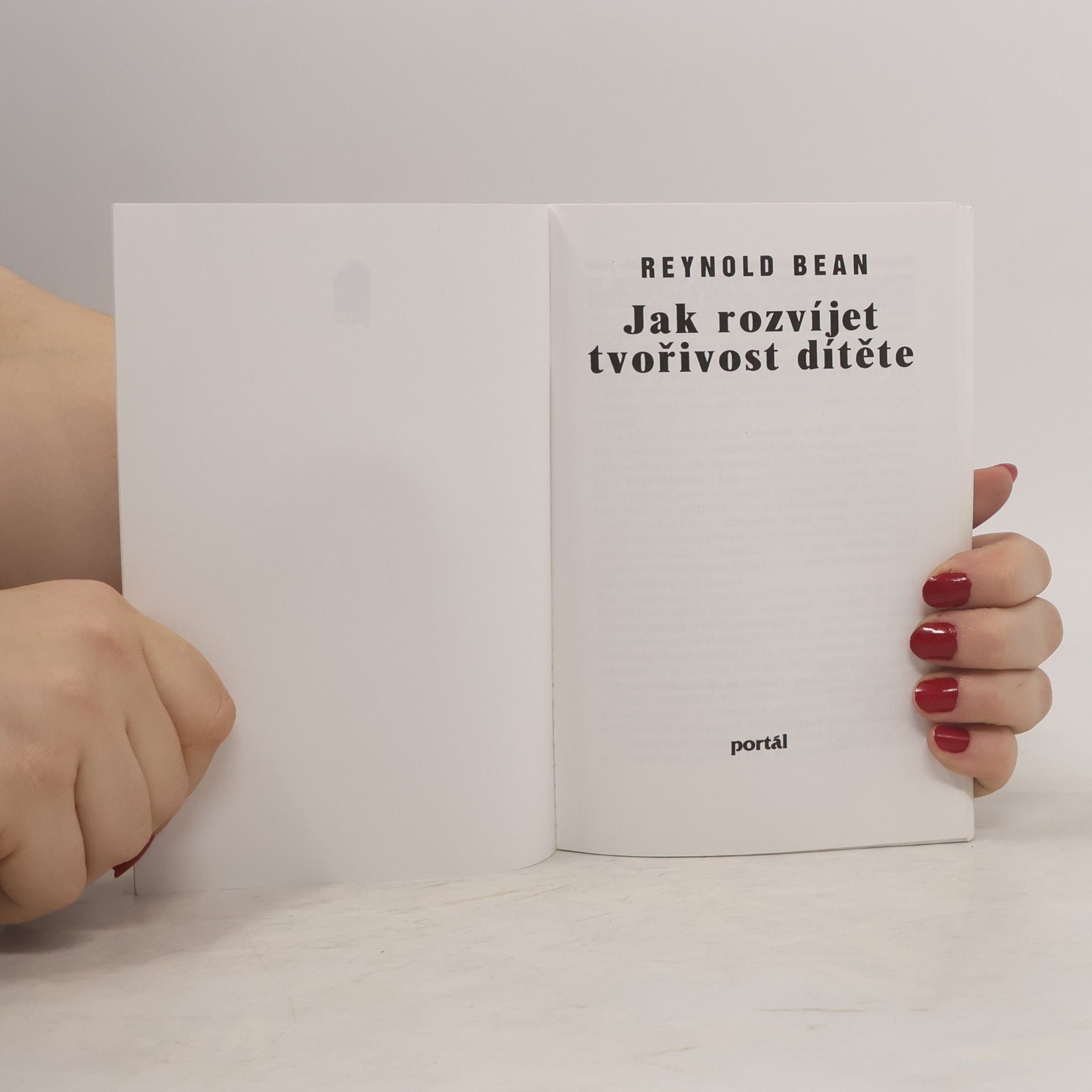 Reynold Bean Jak rozvíjet tvořivost dítěte