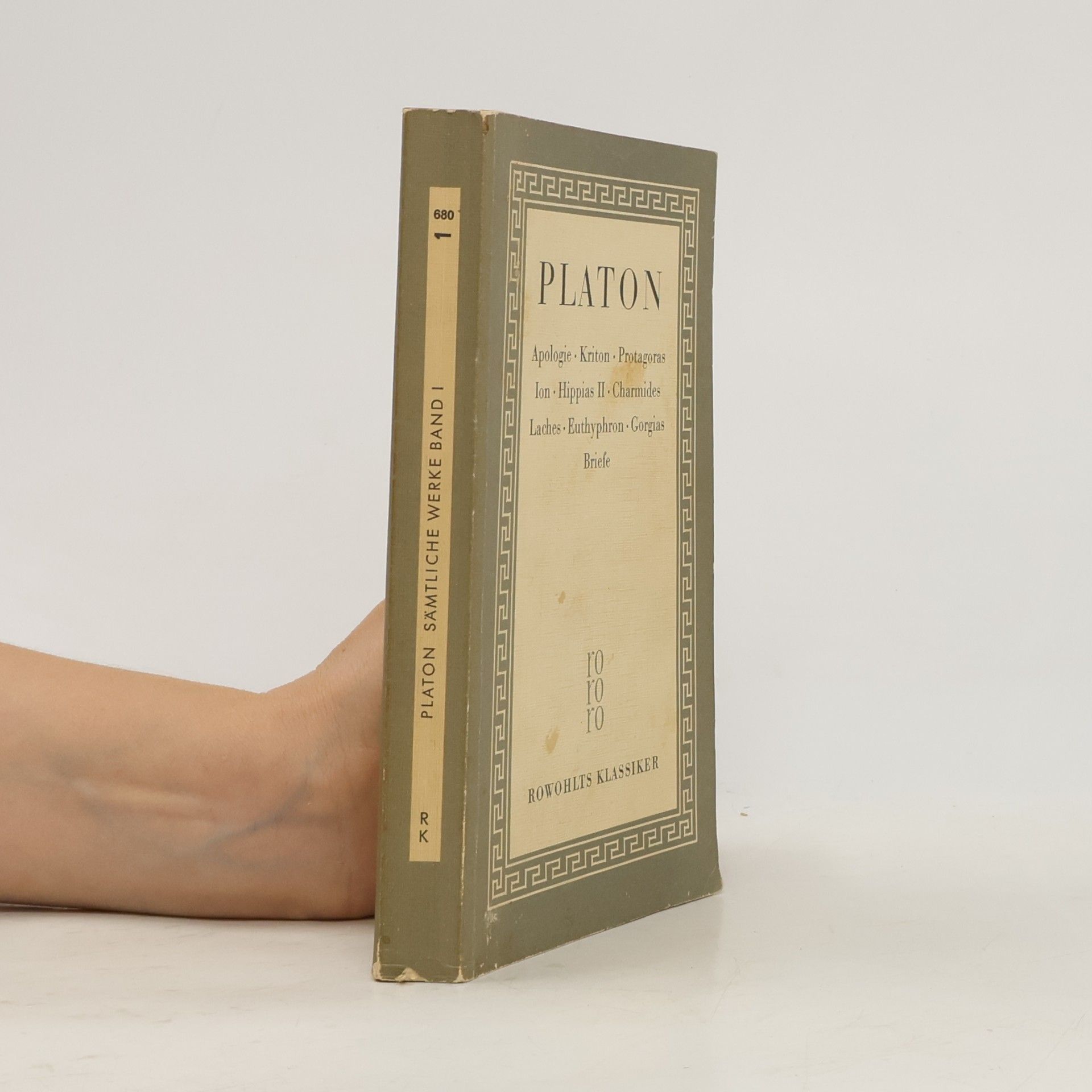 Platón Sämtliche Werke 1