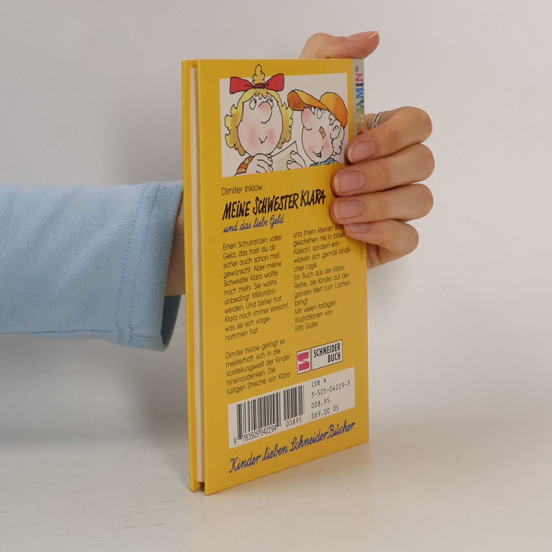Dimitar Inkiow Benjamin - 8: Meine Schwester Klara und das liebe Geld - Schreibschrift