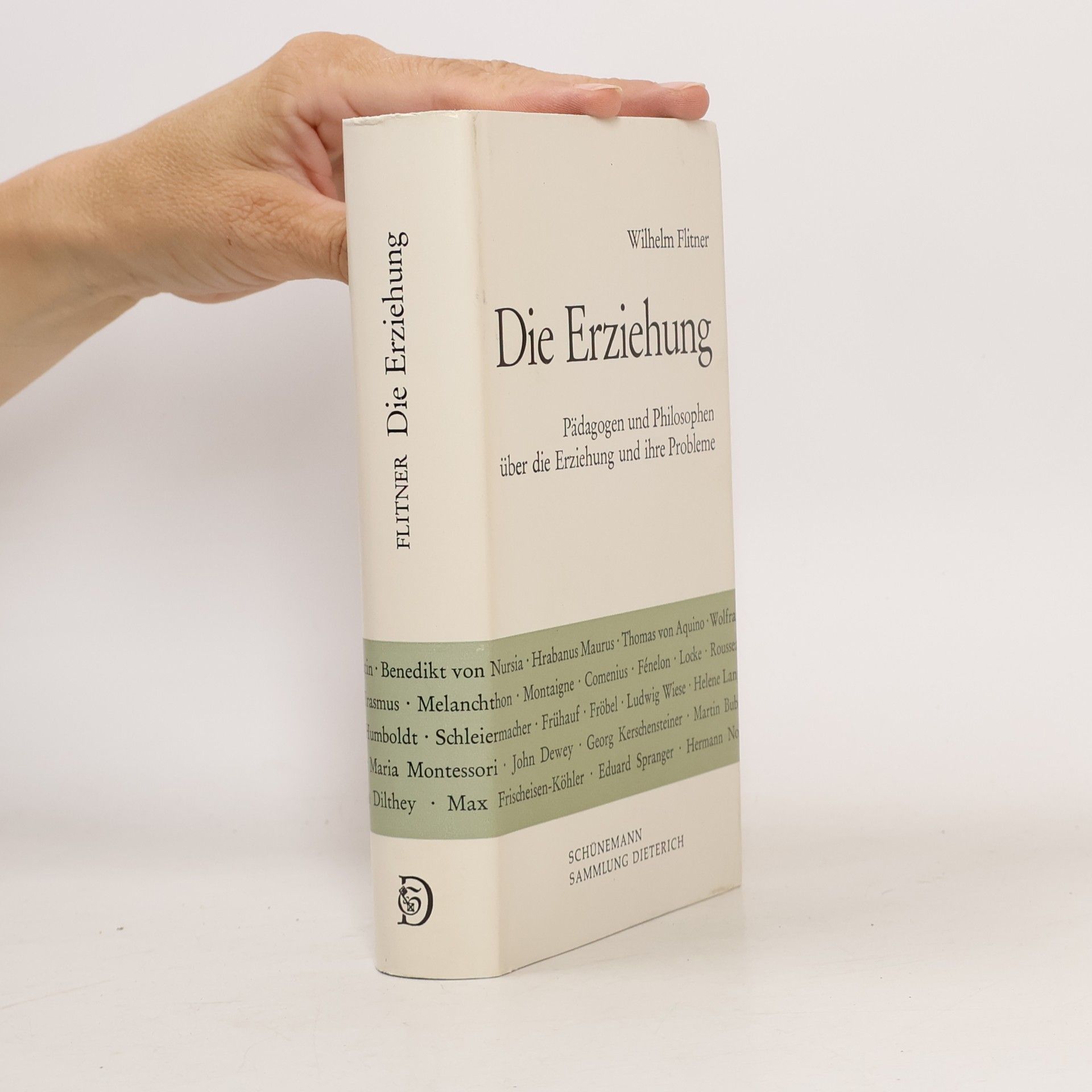 Wilhelm Flitner Die Erziehung