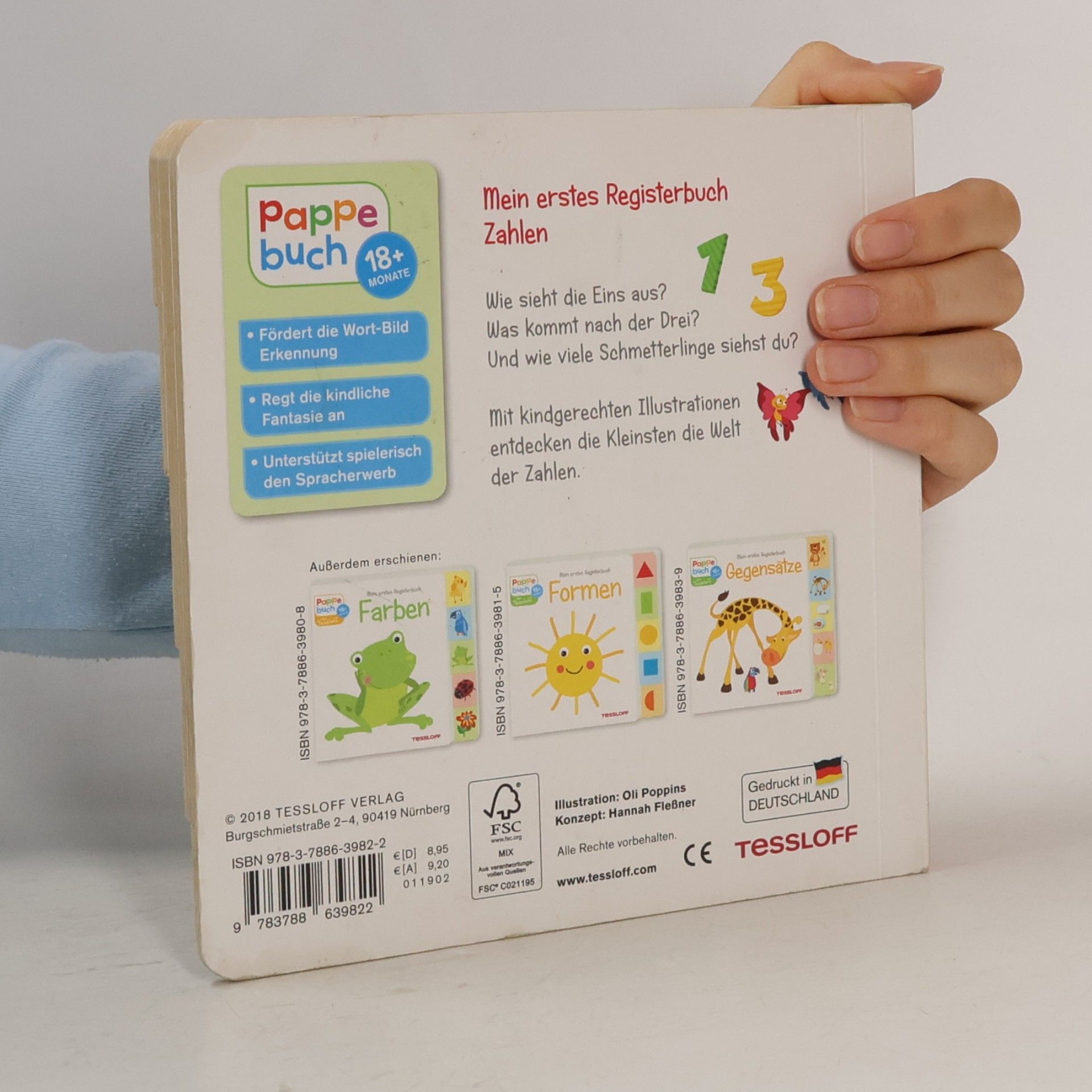 Oli Poppins Mein erstes Registerbuch Zahlen