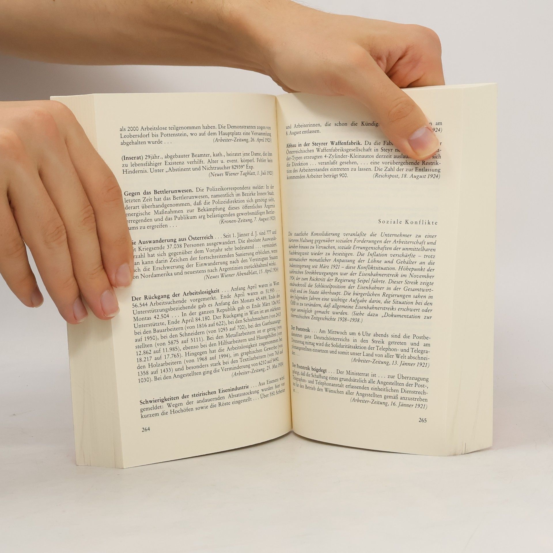 Various authors Dokumentation zur österreichischen Zeitgeschichte 1918-1928