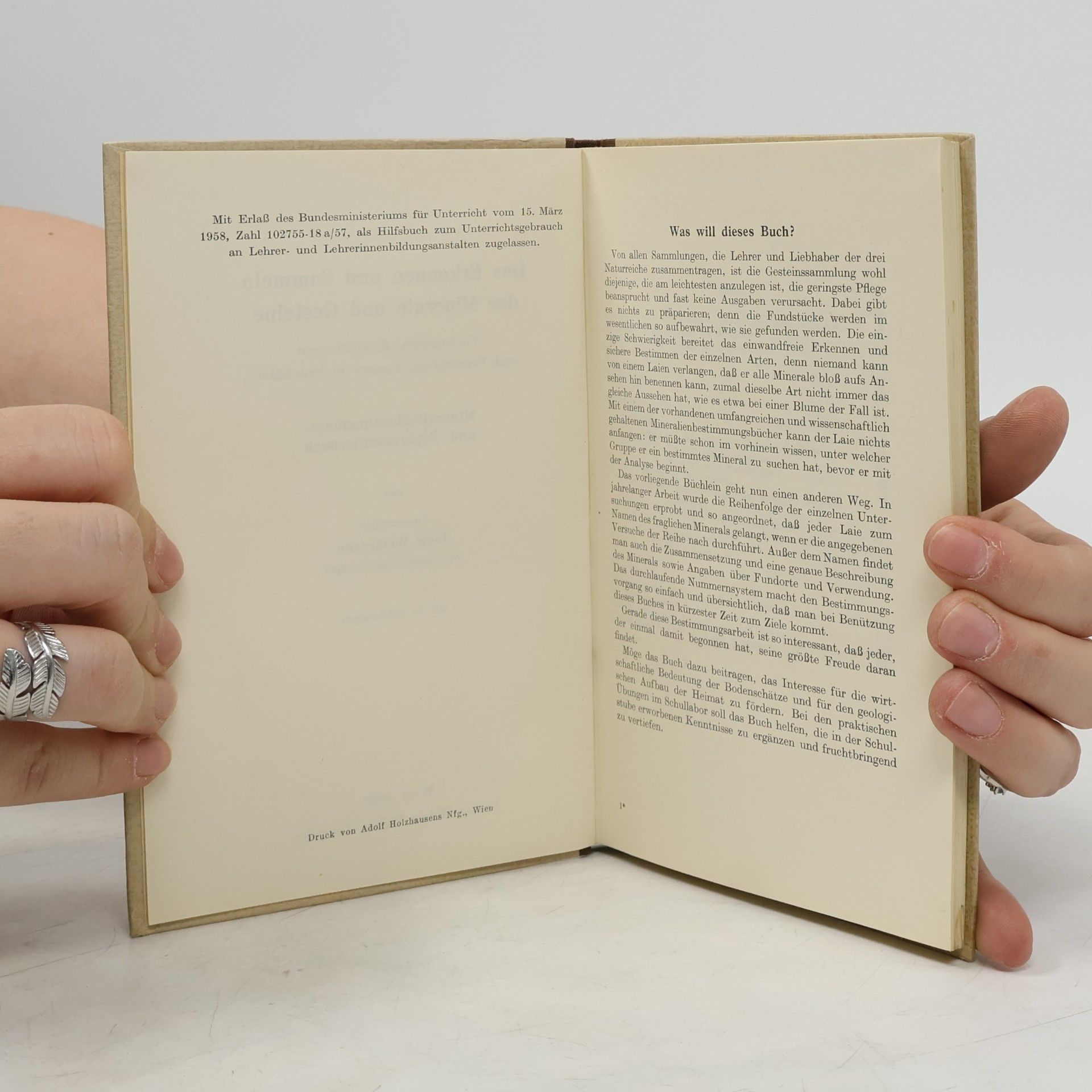 Autorenkollektiv Das Erkennen und Sammeln der Minerale und Gesteine