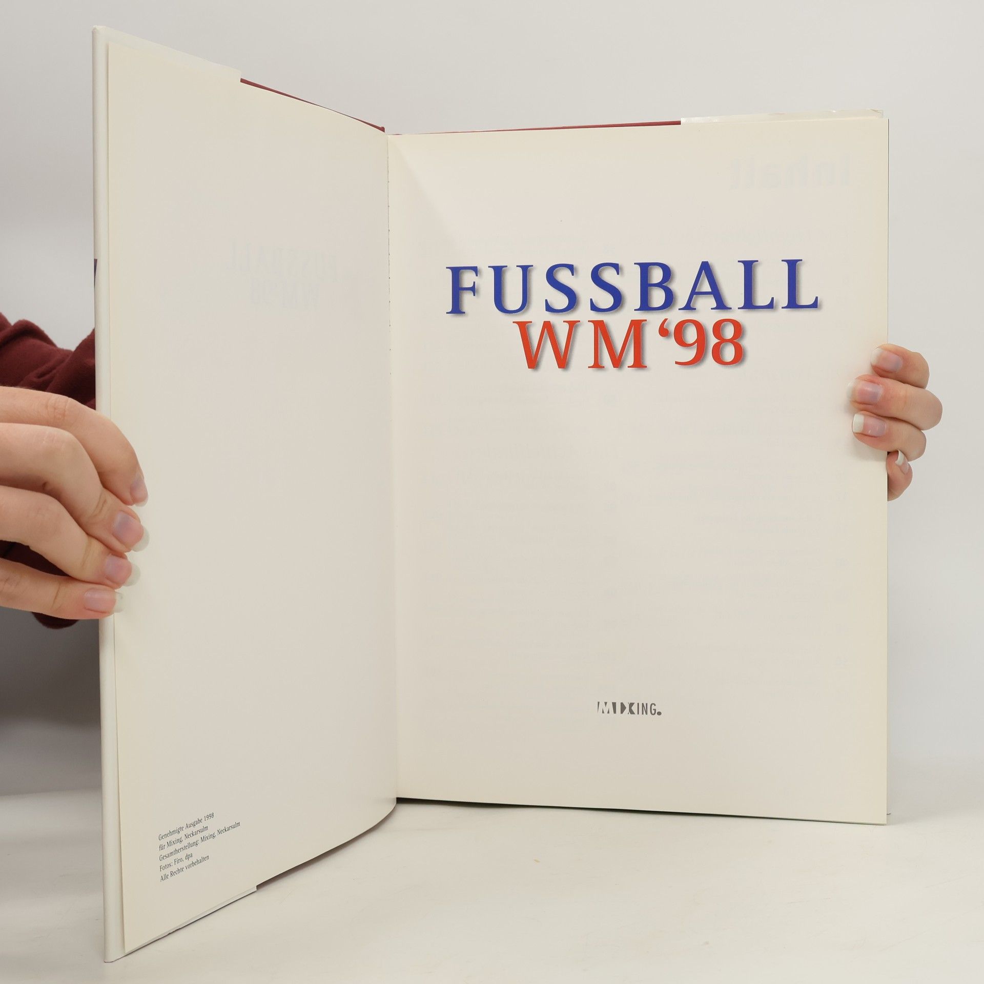 Autorenkollektiv Fussball WM' 98