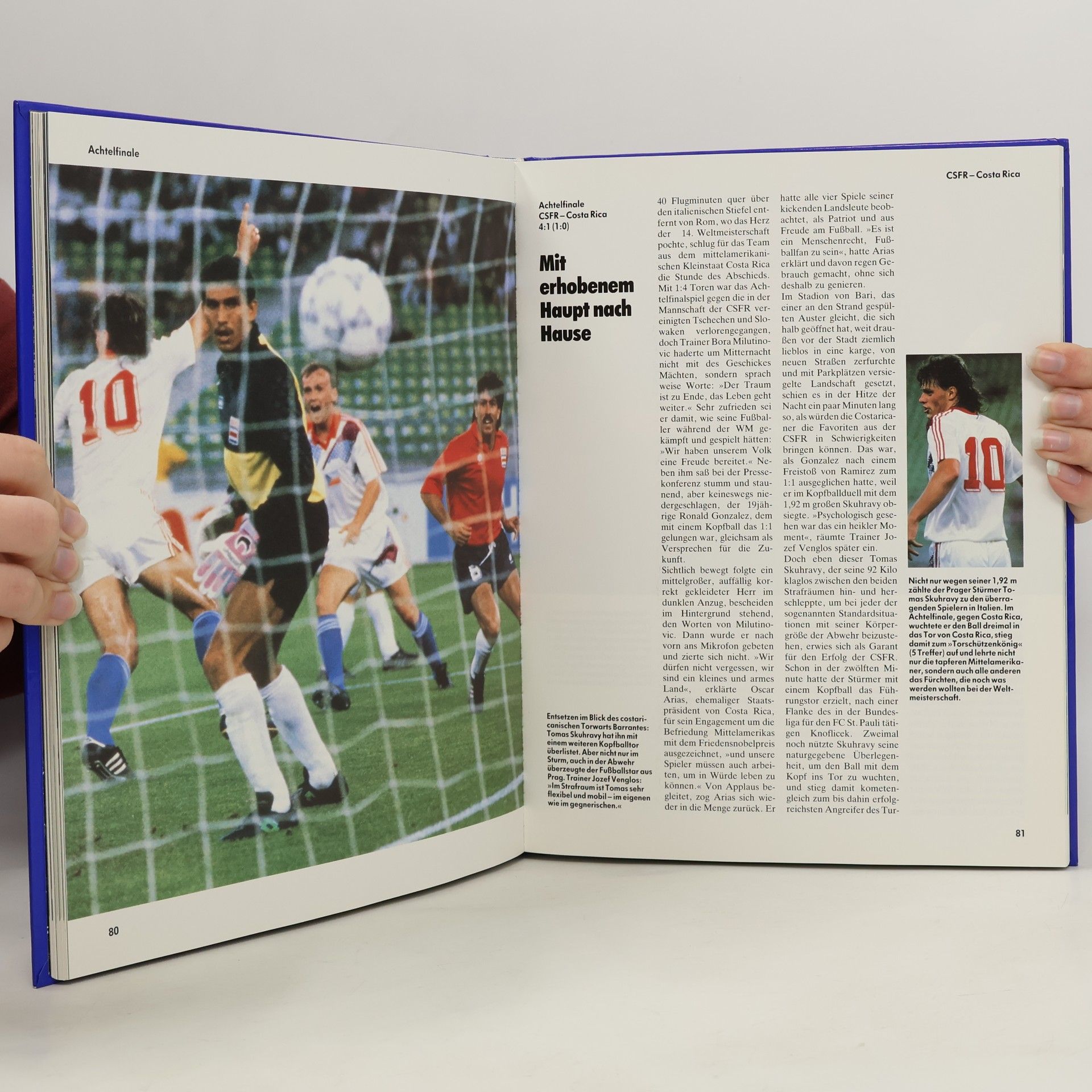 Harry Valerien Fussball WM ’90. Italien