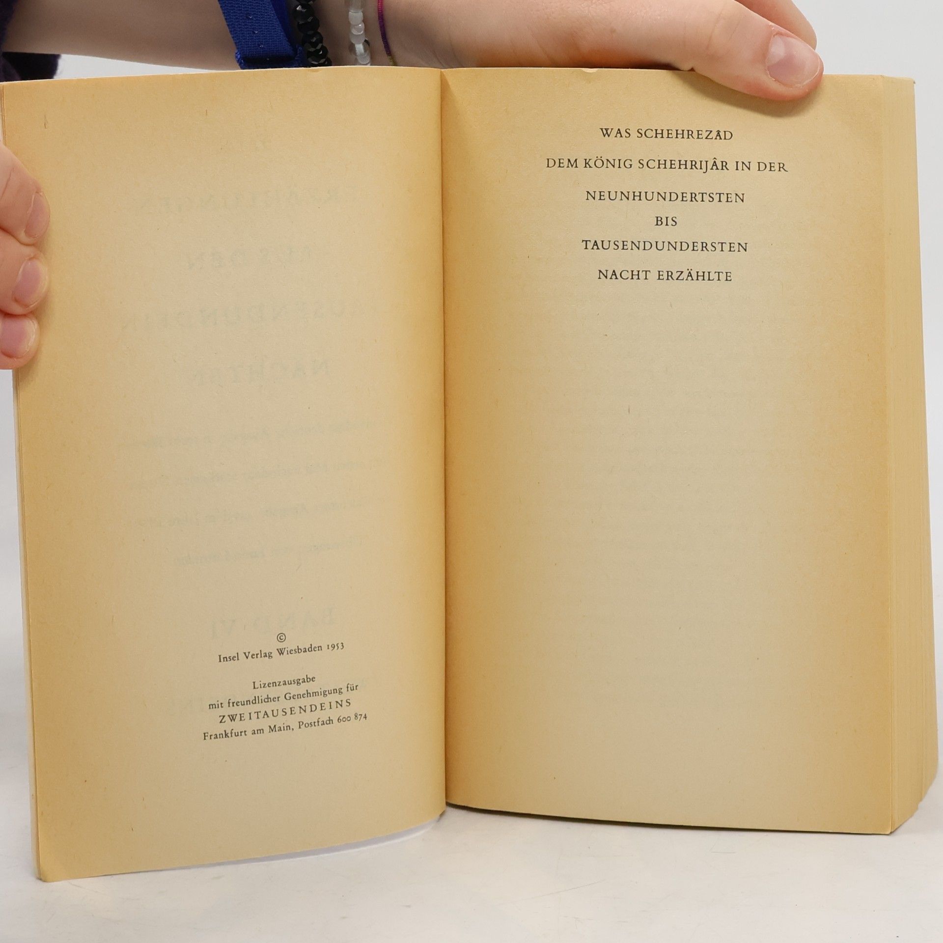 Autores varios Die Erzählungen aus den Tausendundein Nächten VI.