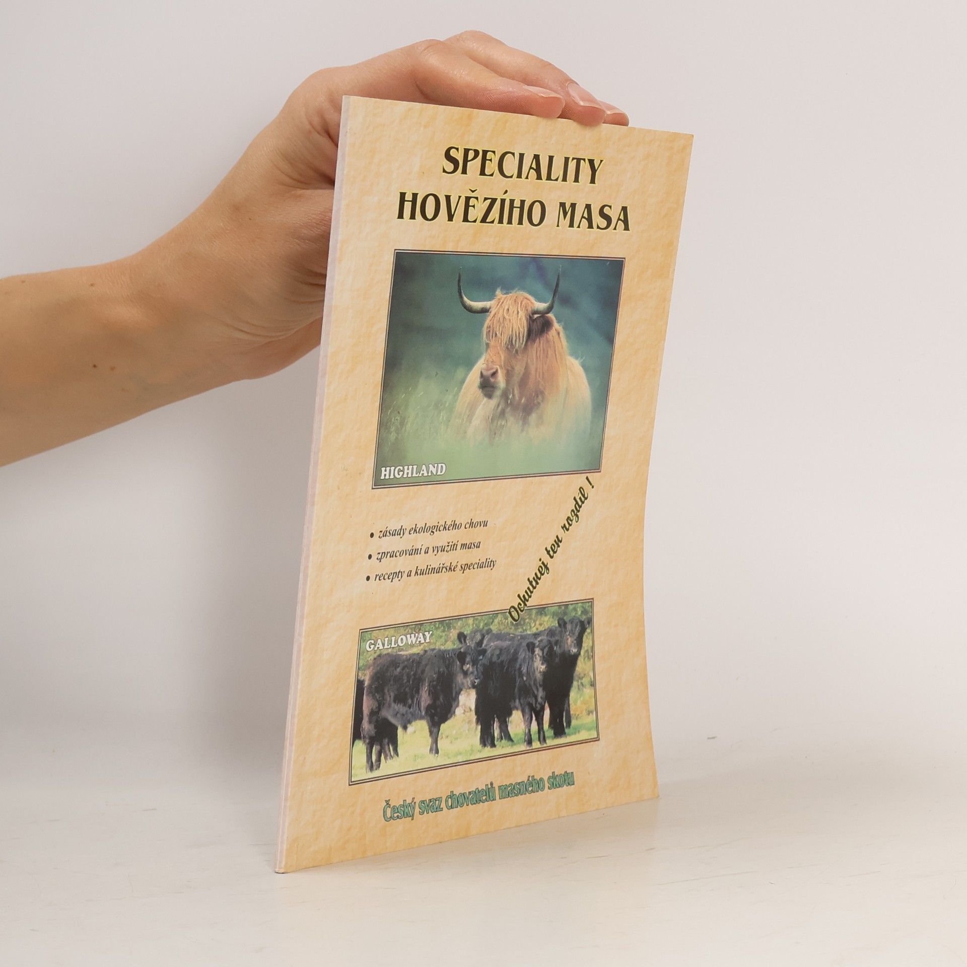 Kolektiv autorů Speciality hovězího masa plemen Highland a Galloway