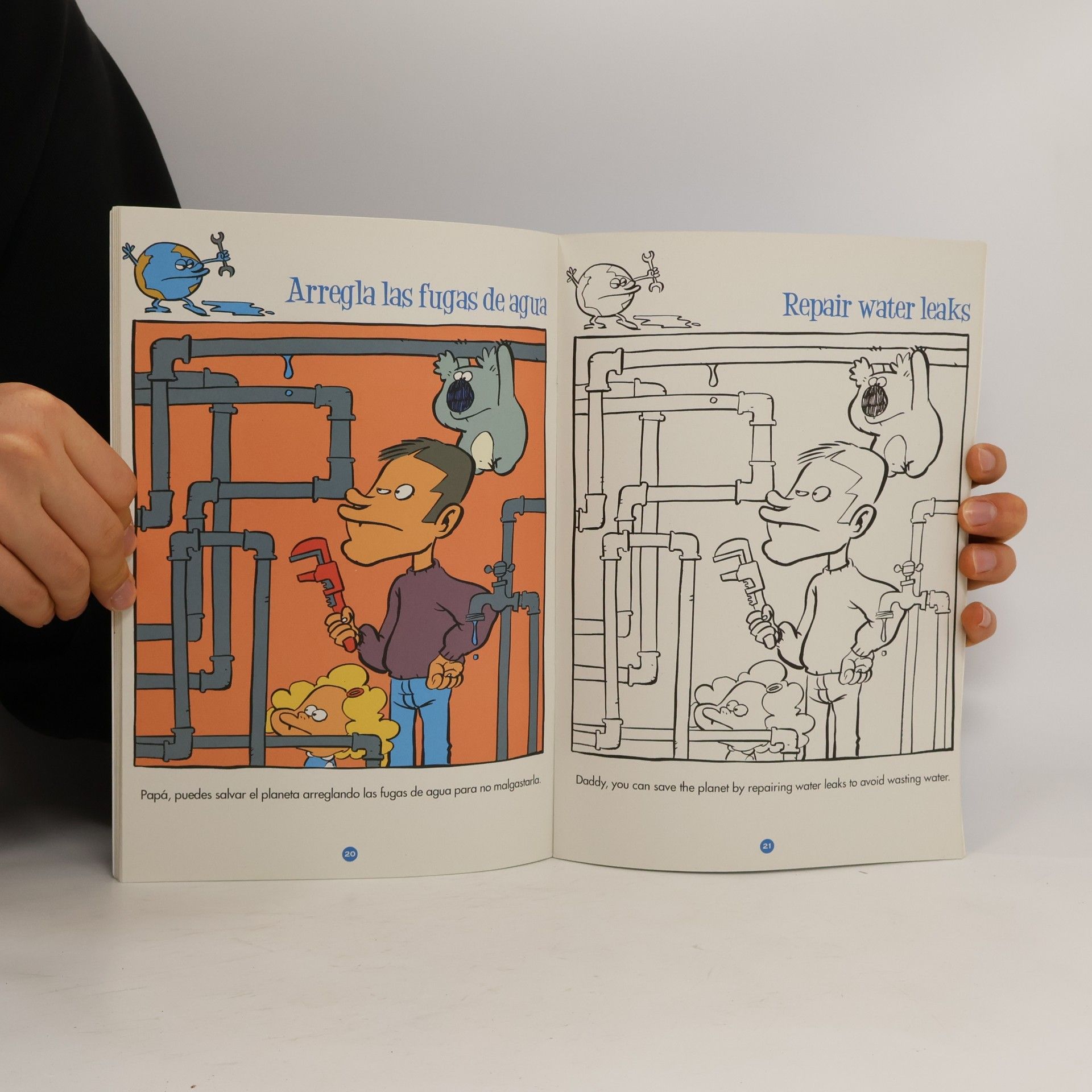 United Nations Papá ¡Ayúdanos a Salvar el Planeta!: Un libro para colorear destinado a los niños que quieren educar a sus padres. / Daddy You Can Save the Planet!: A Colouring Book for Kids Who Want to Educate Their Parents.