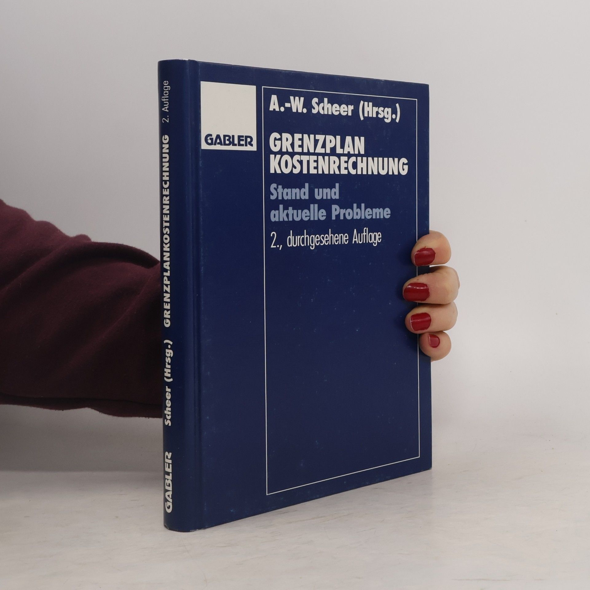 August Wilhelm Scheer Grenzplankostenrechnung