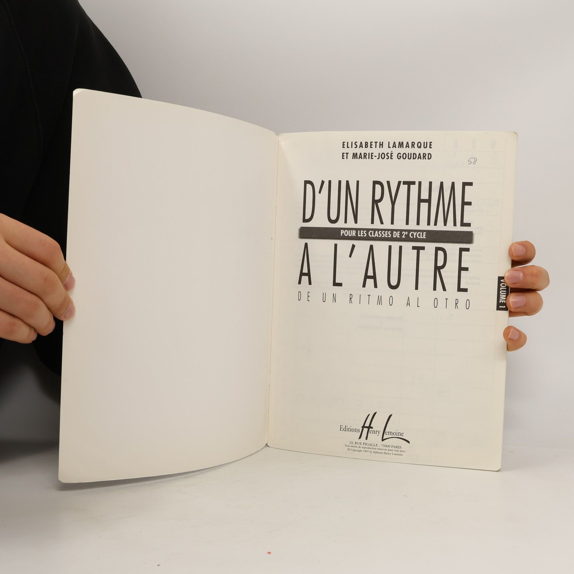 Elisabeth Lamarque D'un Rythme à l'Autre