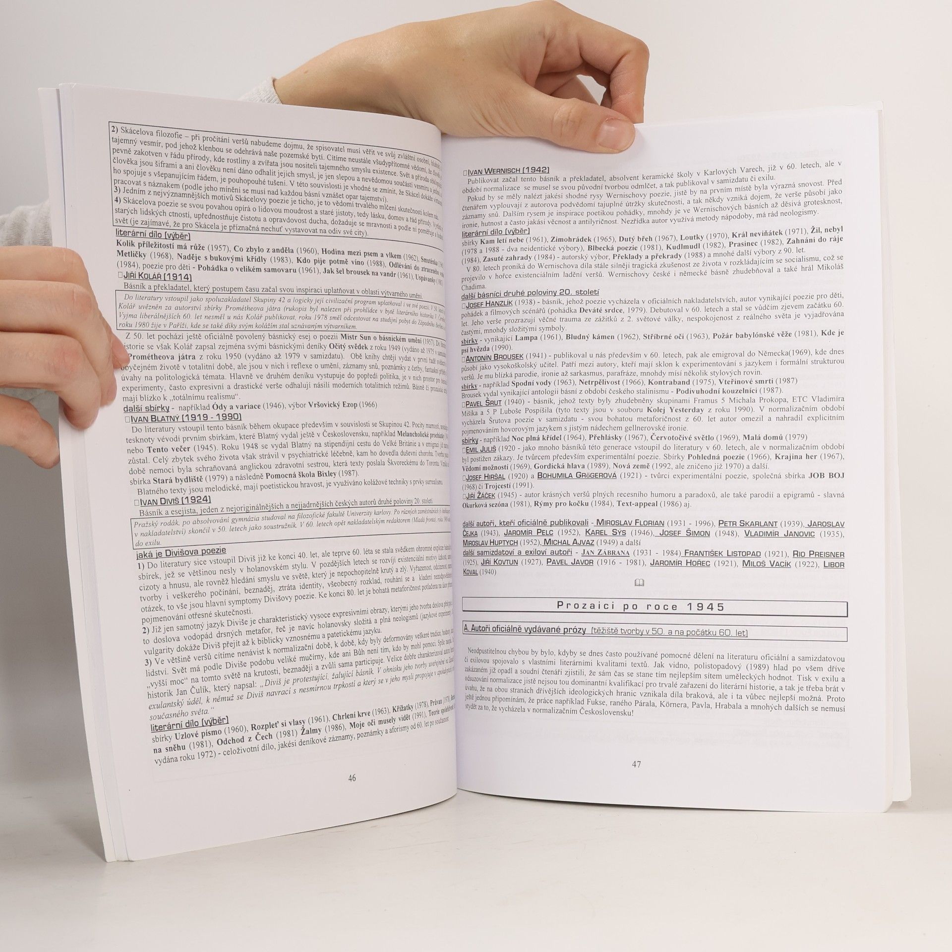 Vladimír Prokop Čítanka k přehledu české literatury 20. století