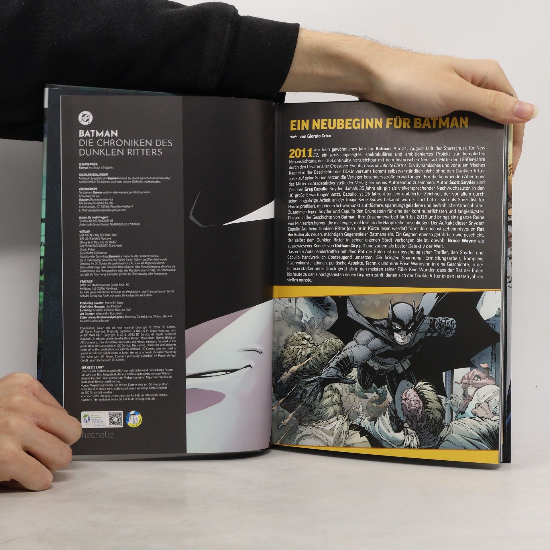 Scott Snyder Batman - Die Chroniken des Dunklen Ritters 2. Der Rat der Eulen