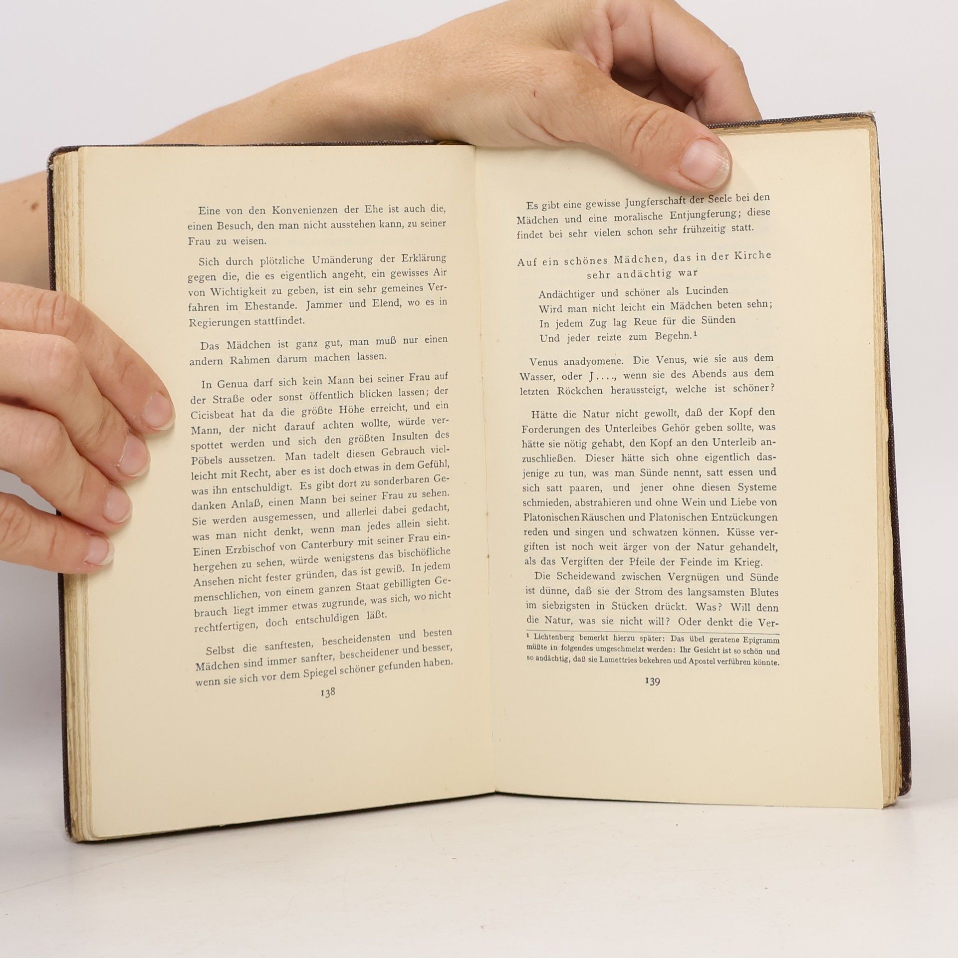 Georg Christoph Lichtenberg Lichtenberg Schriften I
