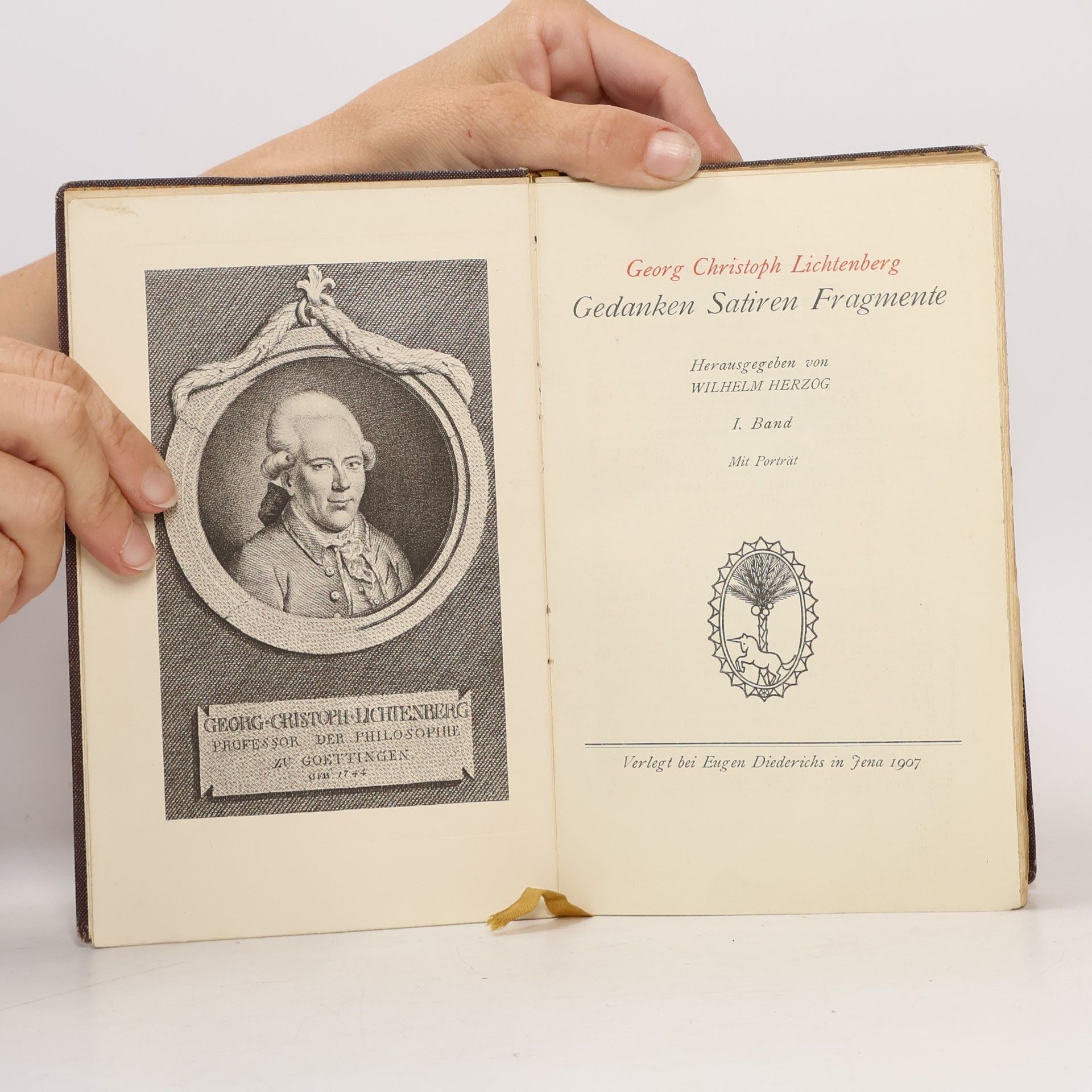 Georg Christoph Lichtenberg Lichtenberg Schriften I