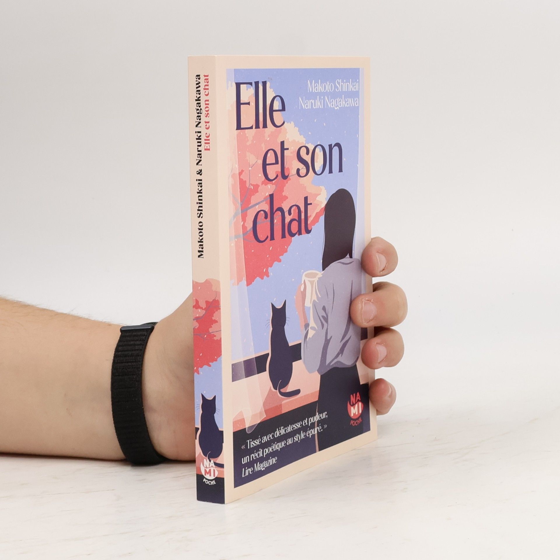Makoto Shinkai Elle et son chat