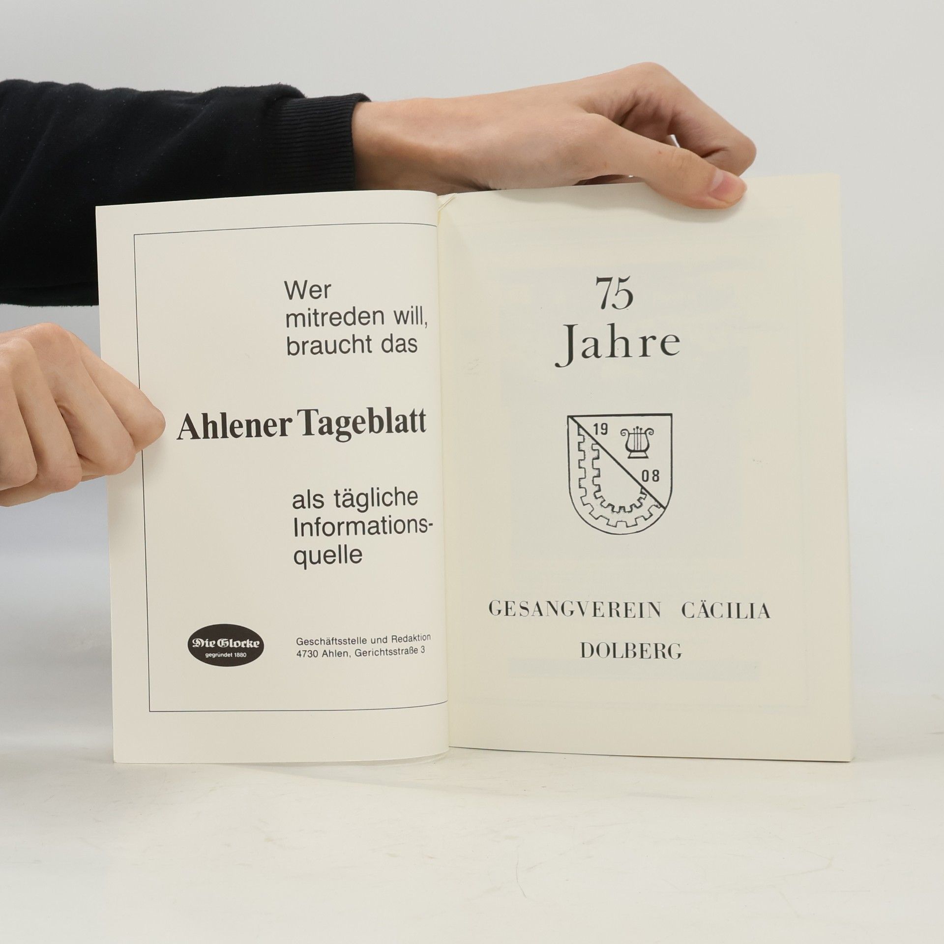 kolektiv 75 Jahre Gesangverein Cäcilia Dolberg
