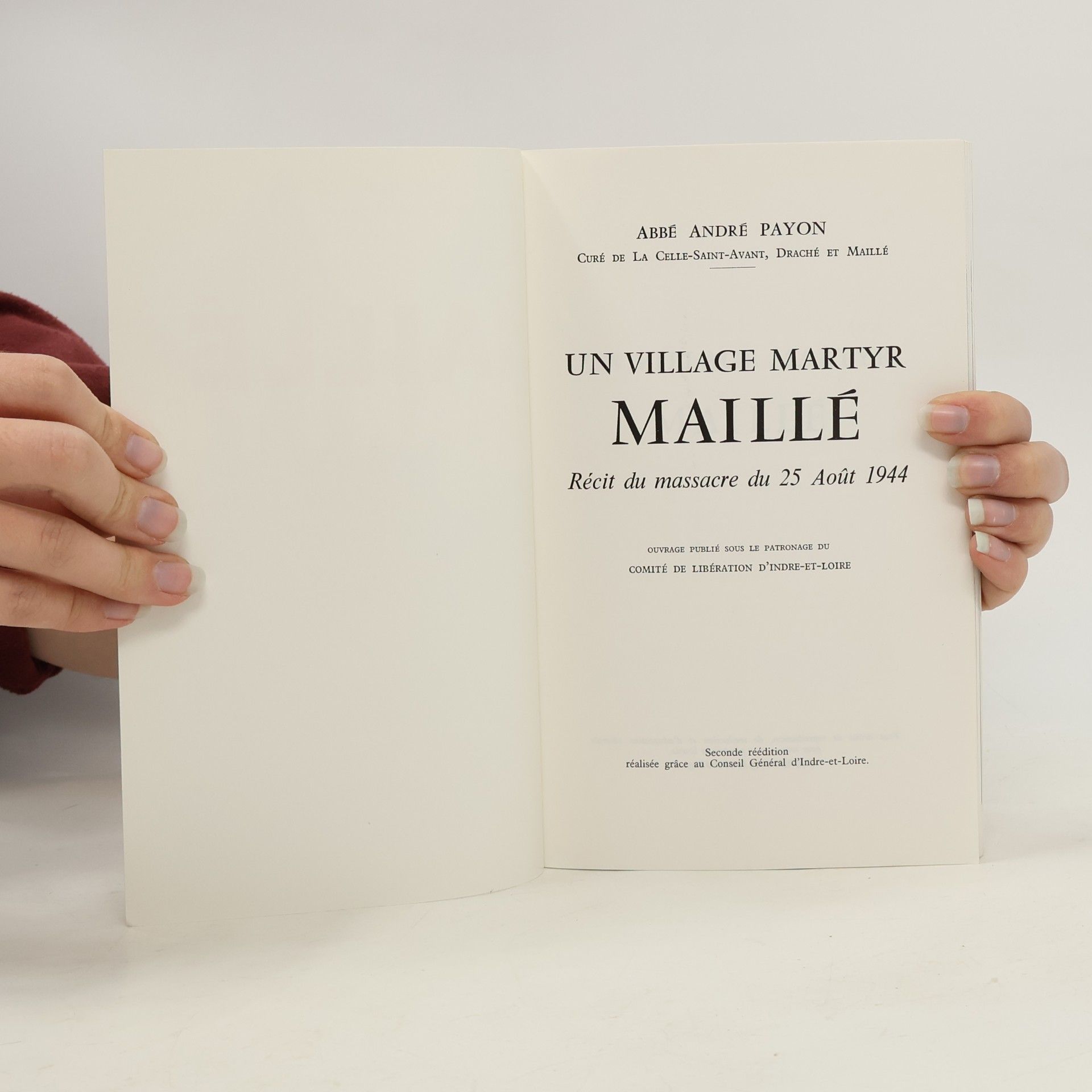 Abbé André Payon Un village martyr, Maillé