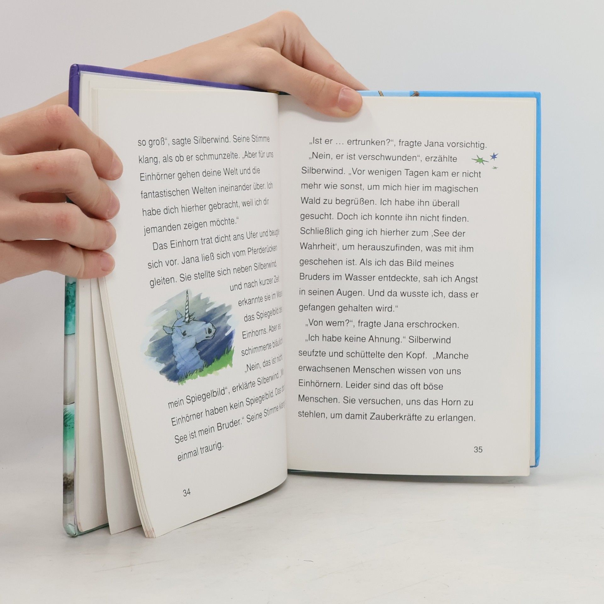 Sandra Grimm Silberwind – Das blaue Einhorn