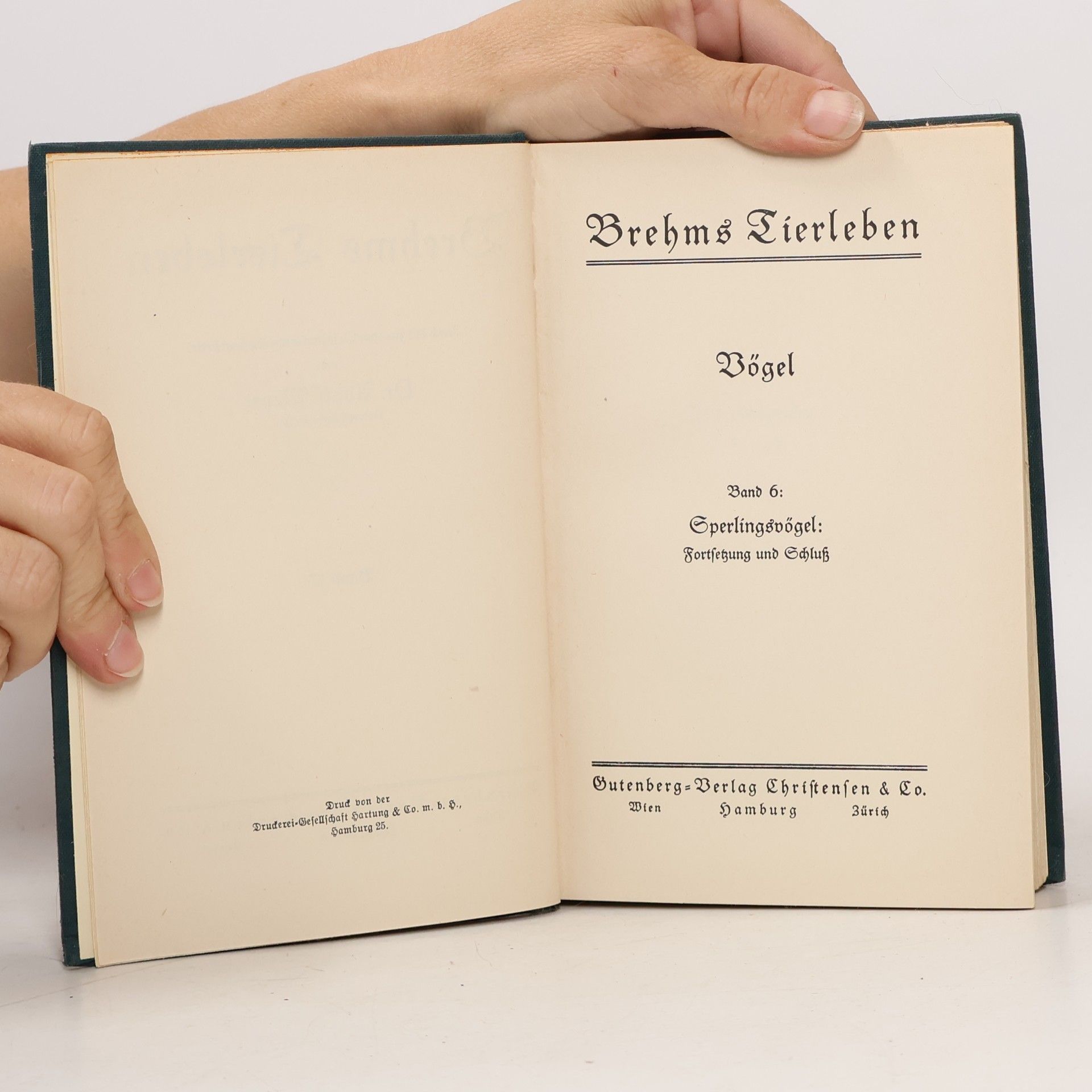 Alfred Brehm Brehms Tierleben IV.