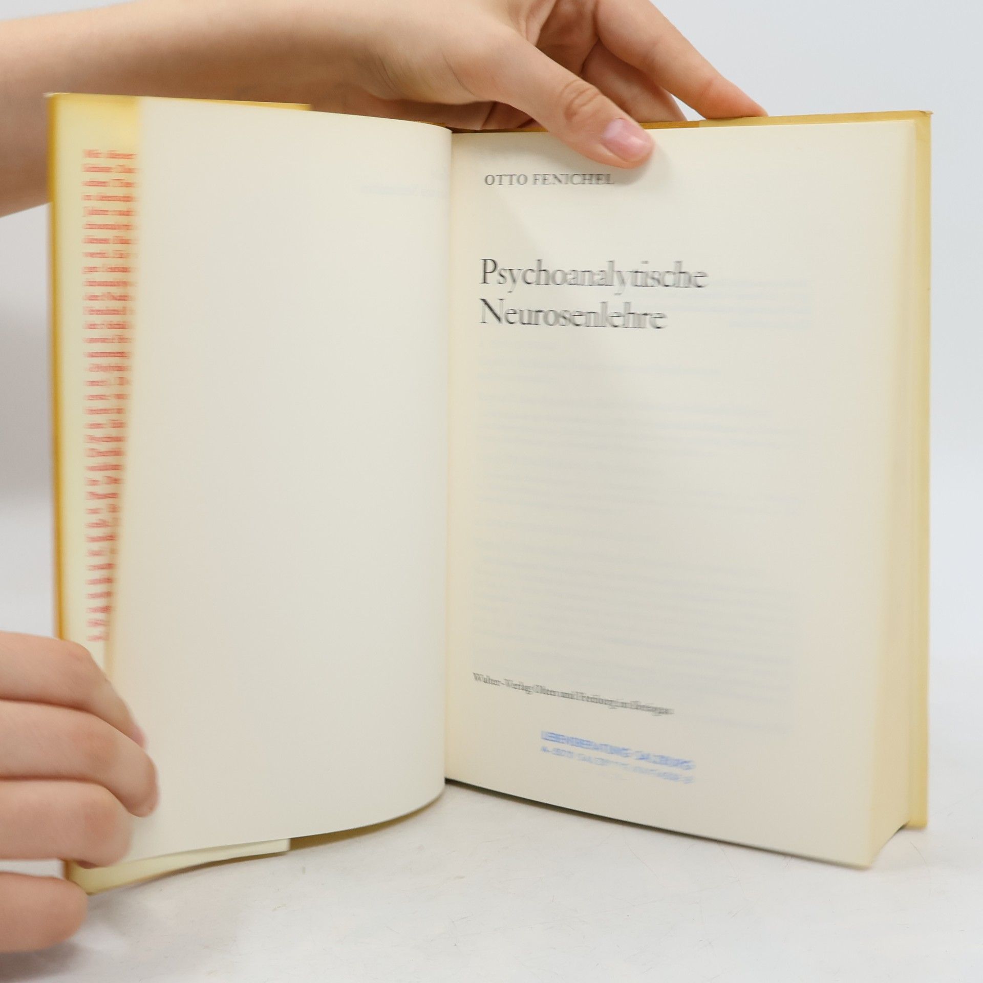 Otto Fenichel Psychoanalytische Neurosenlehre