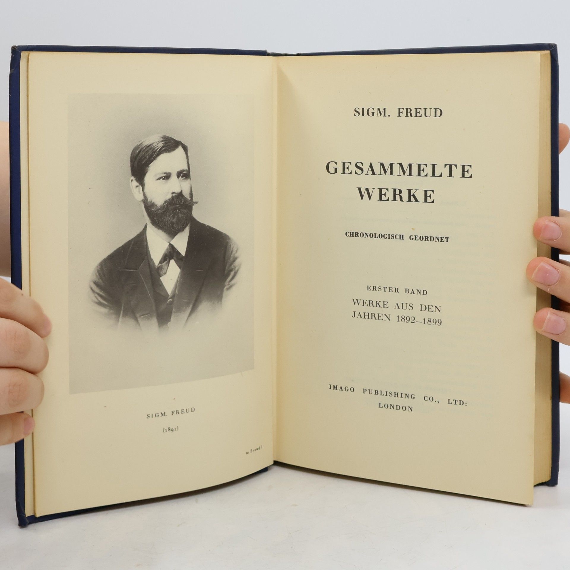 Sigm. Freud Gesammelte Werke I