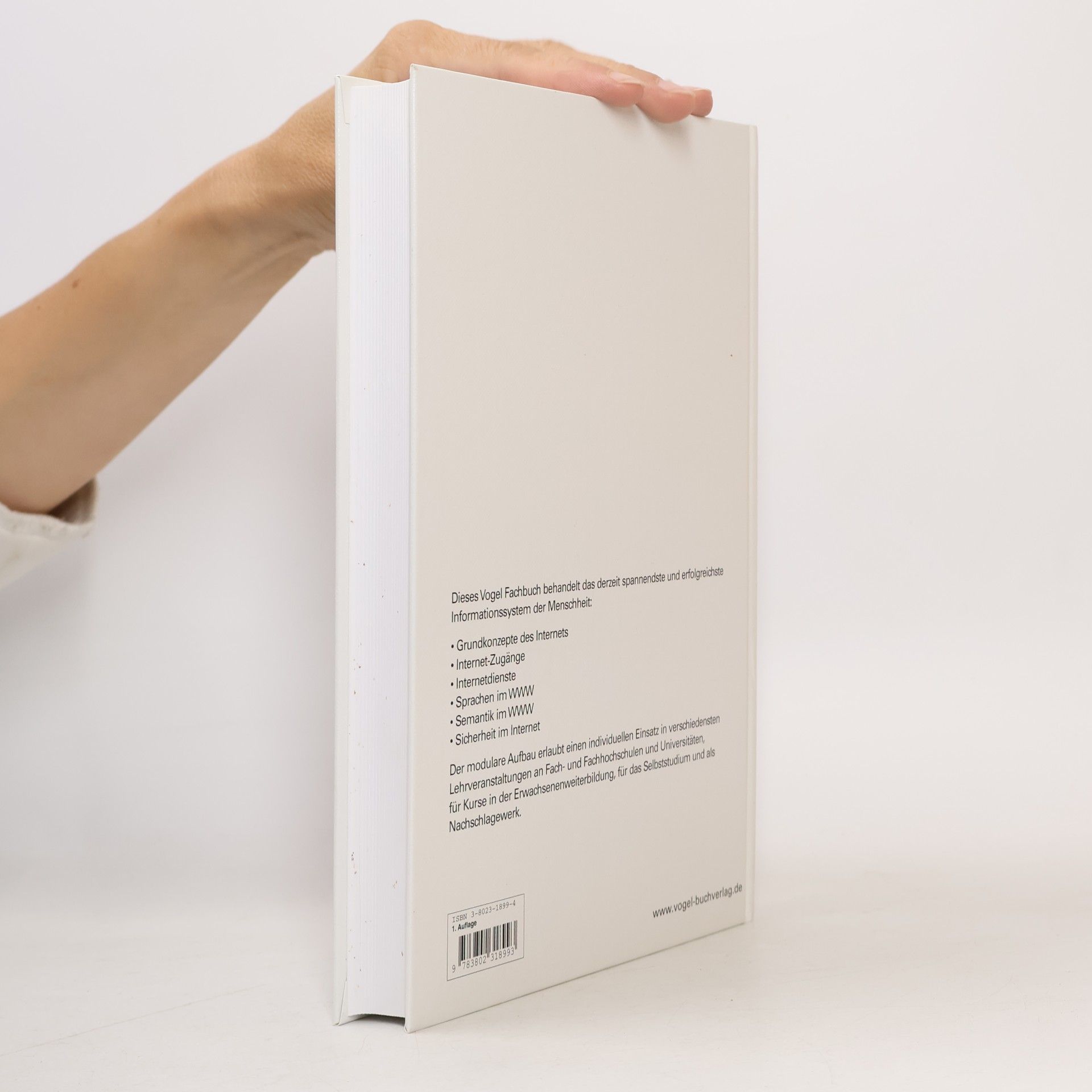 Andreas Holzinger Vogel Fachbuch - 3: Basiswissen IT /Informatik