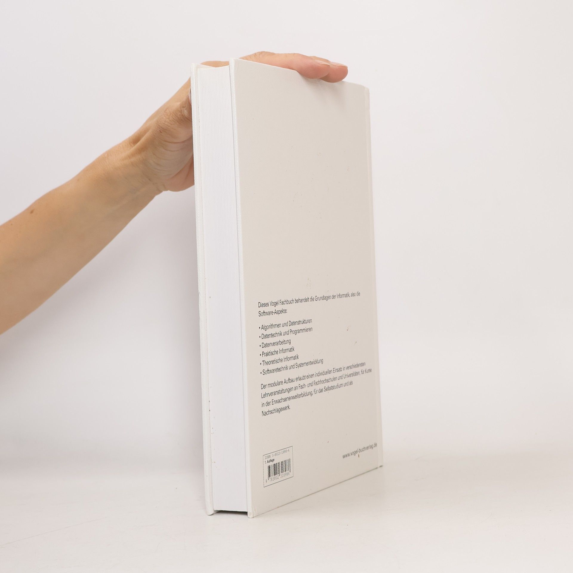 Andreas Holzinger Vogel Fachbuch - 2: Basiswissen IT / Informatik 2