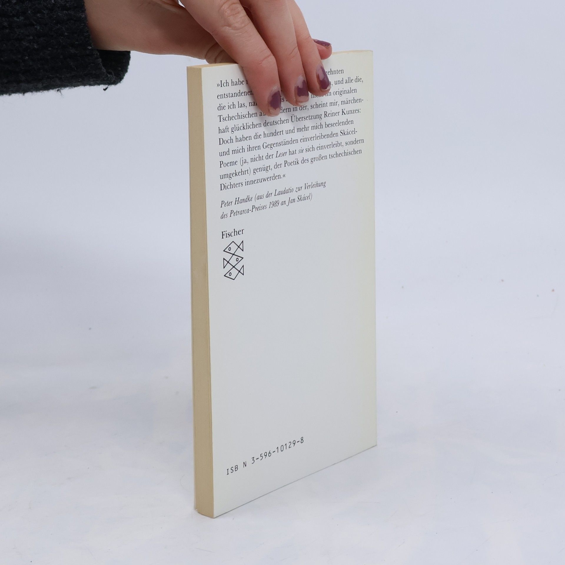 Jan Skácel Wundklee. Gedichte. Mit e. Nachwort v. Reiner Kunze. Mit d. Laudatio zur Verleihung d. Petrarca-Preises v. Peter Handke