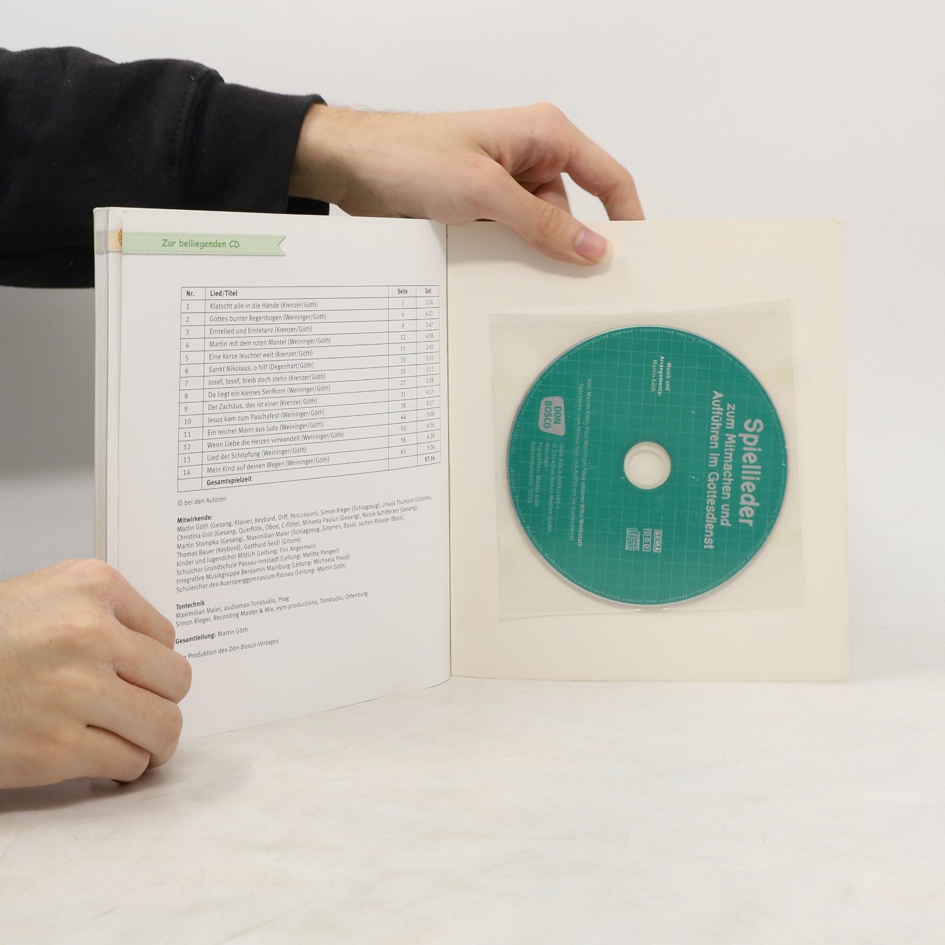 Martin Göth Spiellieder zum Mitmachen und Aufführen im Gottesdienst, m. Audio-CD