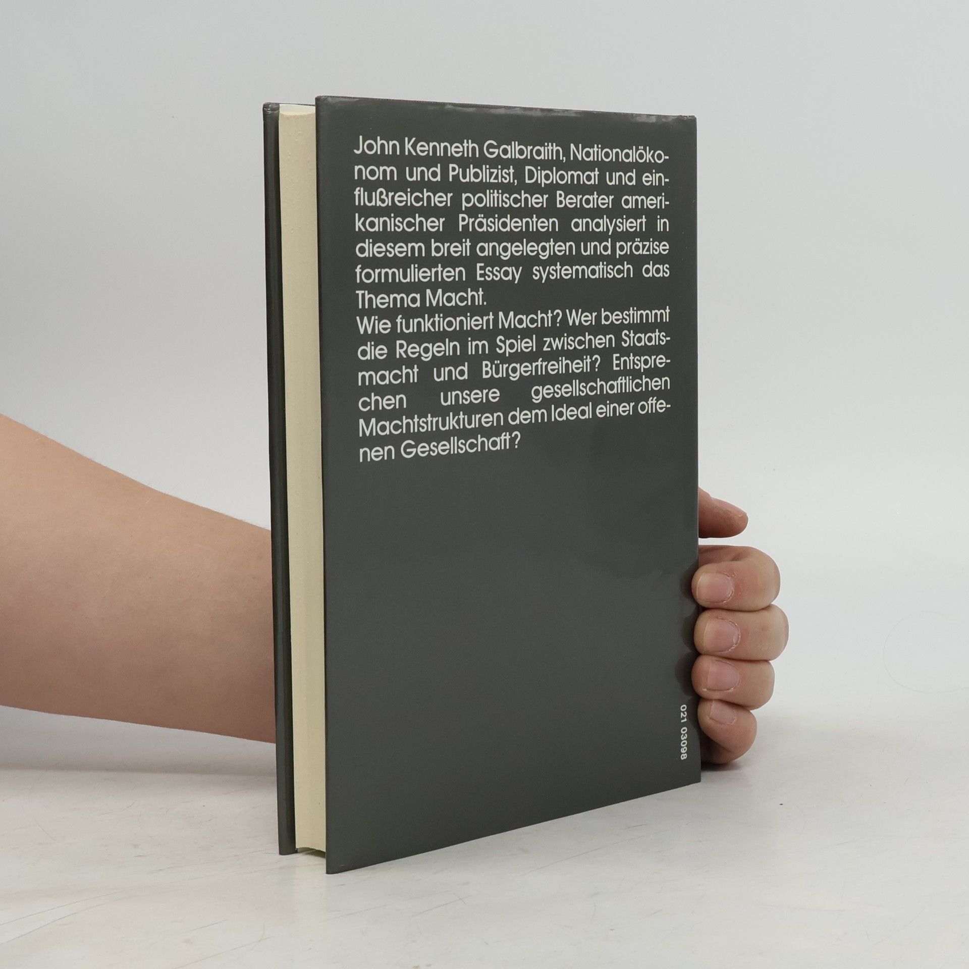 John Kenneth Galbraith Anatomie der Macht