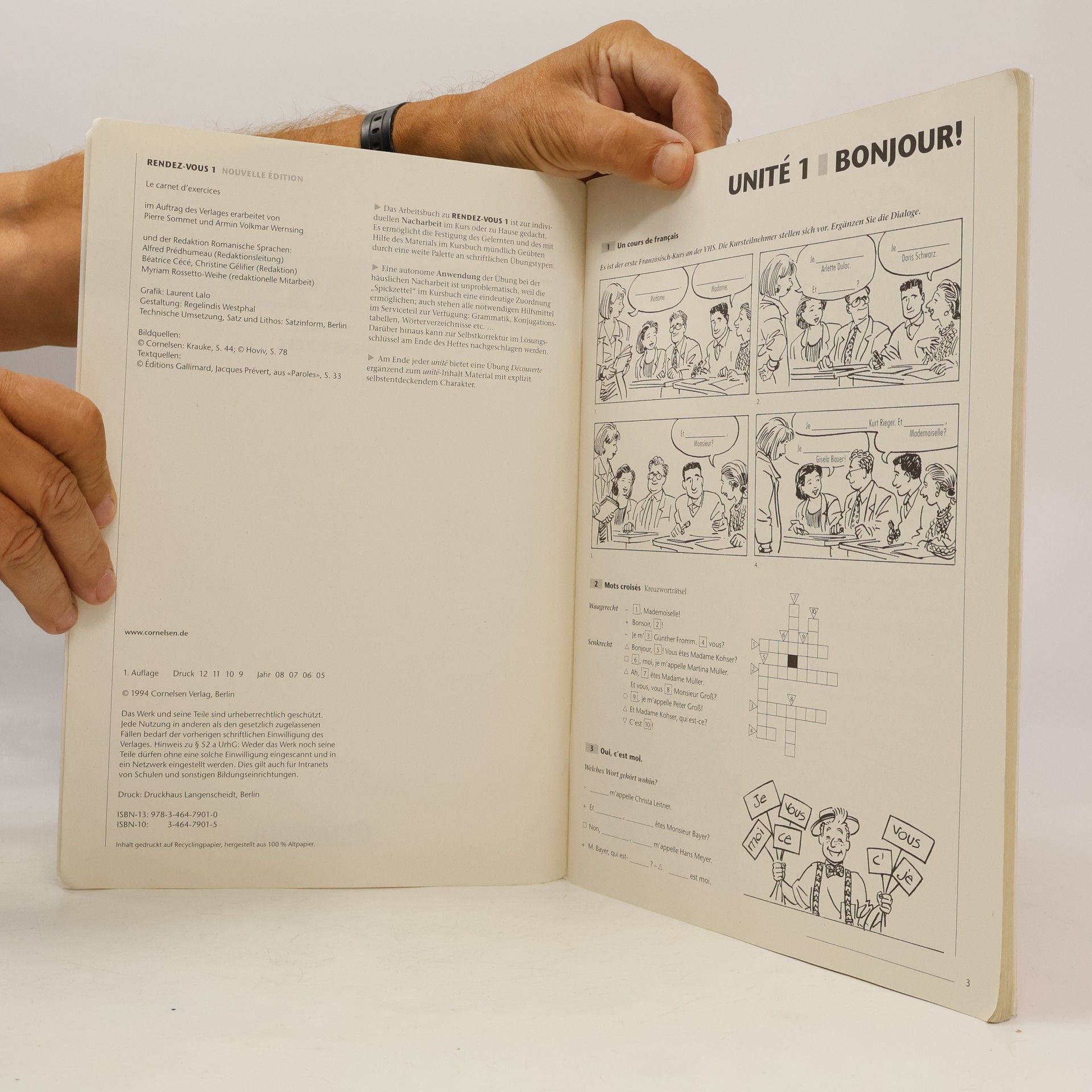 Kolektiv autorů Rendez-vous 1. Le carnet d'exercices