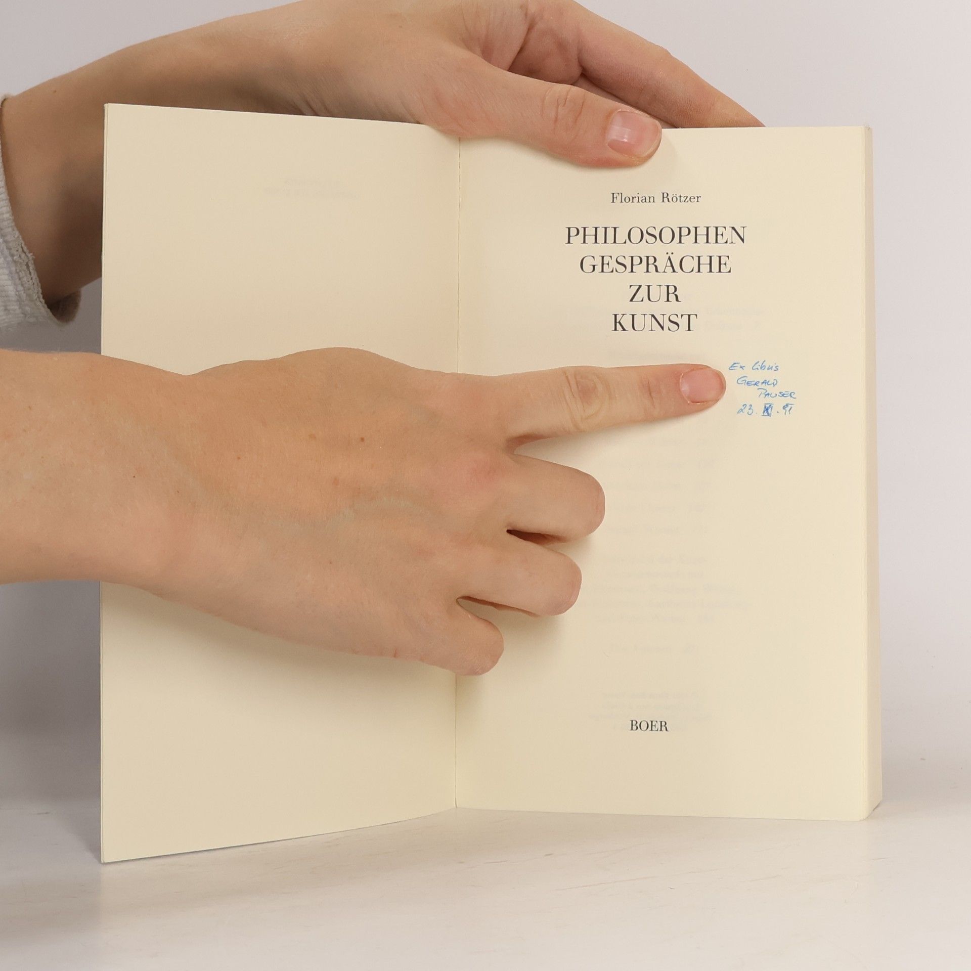 Florian Rötzer Philosophen-Gespräche zur Kunst