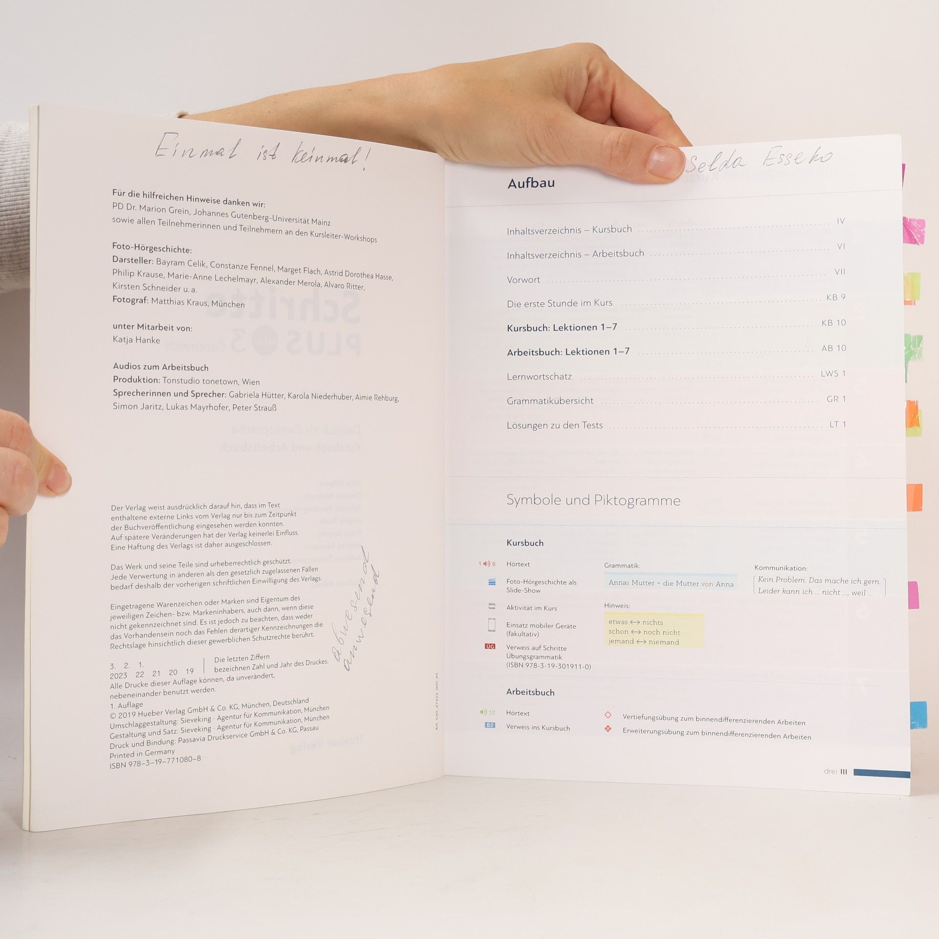 Marion Grein Kurs- und Arbeitsbuch 3