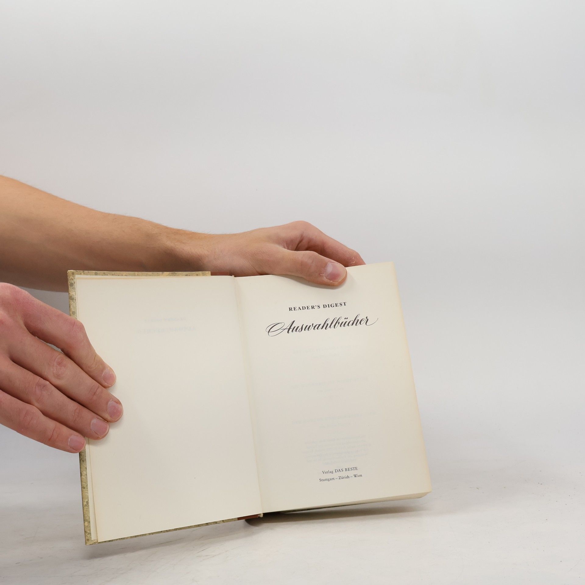 Morton Freedgood Reader's Digest Auswahlbücher