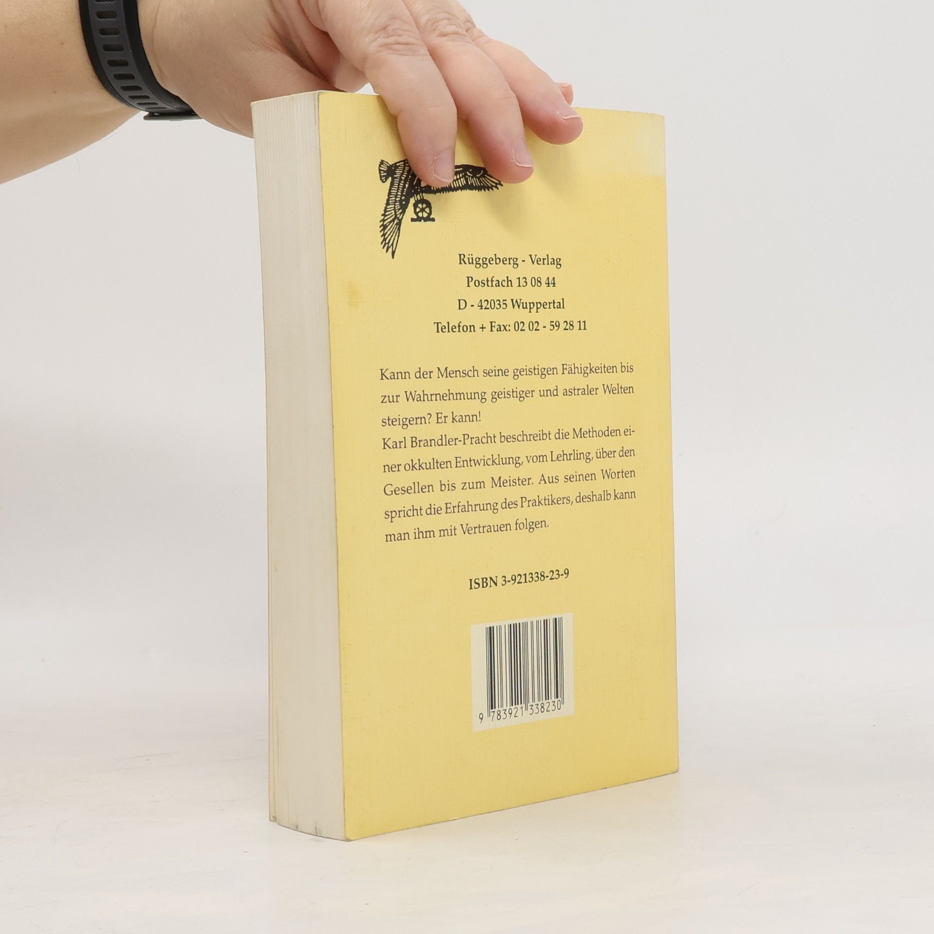 Karl Brandler-Pracht Lehrbuch zur Entwicklung der okkulten Kräfte