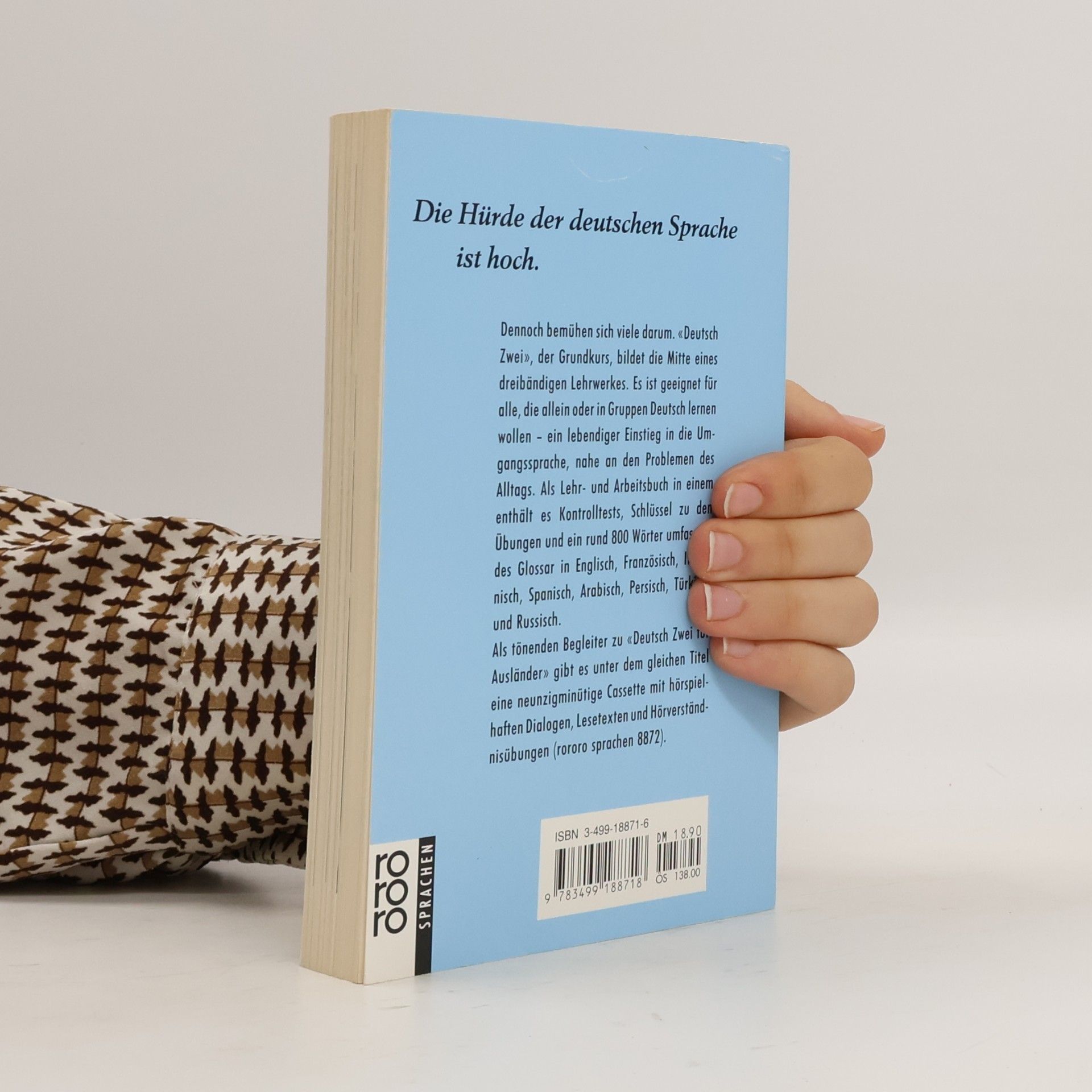Christof Kehr Deutsch zwei für Ausländer : ein Aufbaukurs zum Reden un Verstehen