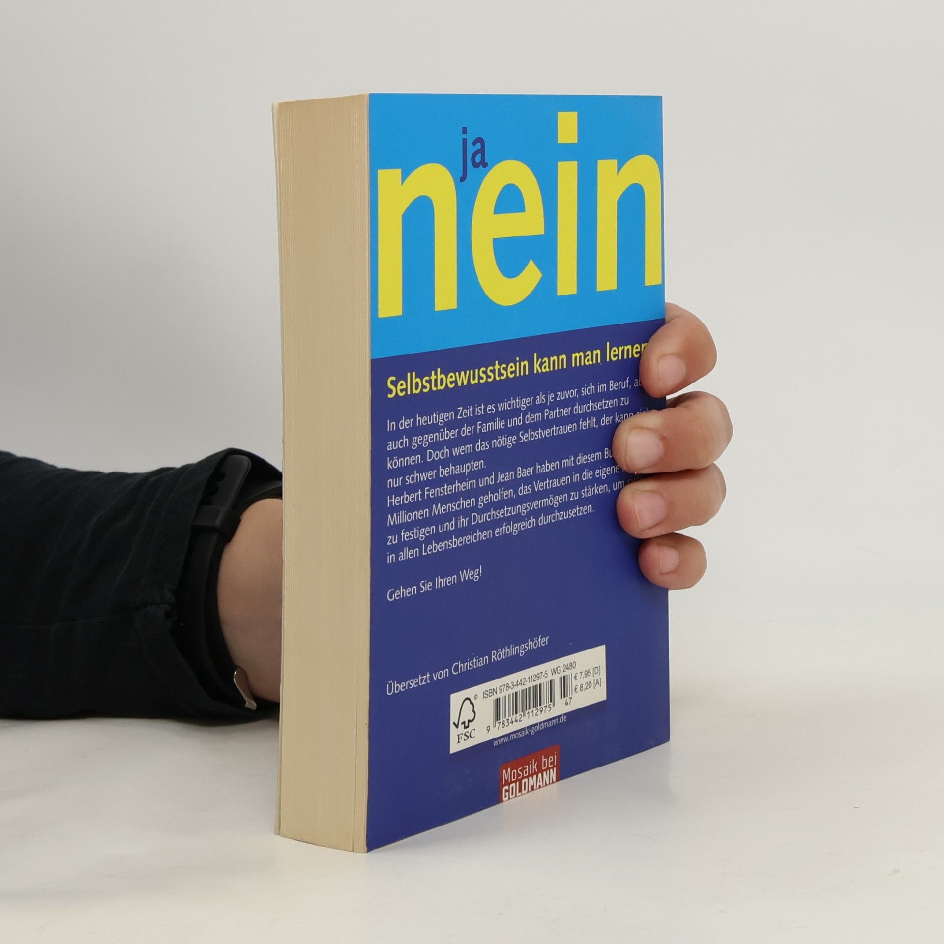 Herbert Fensterheim Sag nicht Ja, wenn Du Nein sagen willst