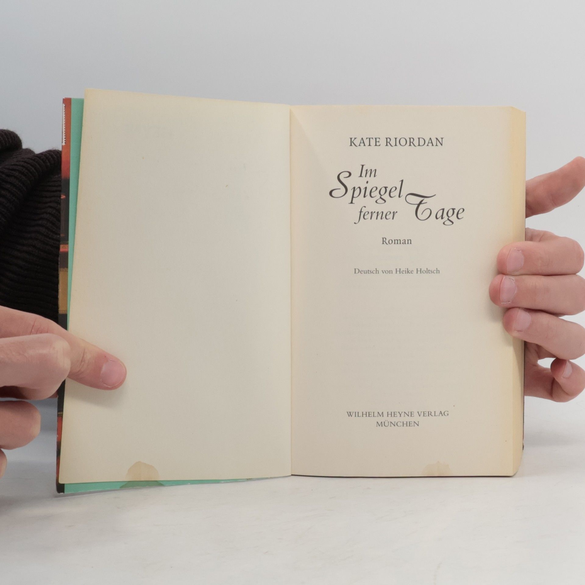 Kate Riordan Im Spiegel ferner Tage