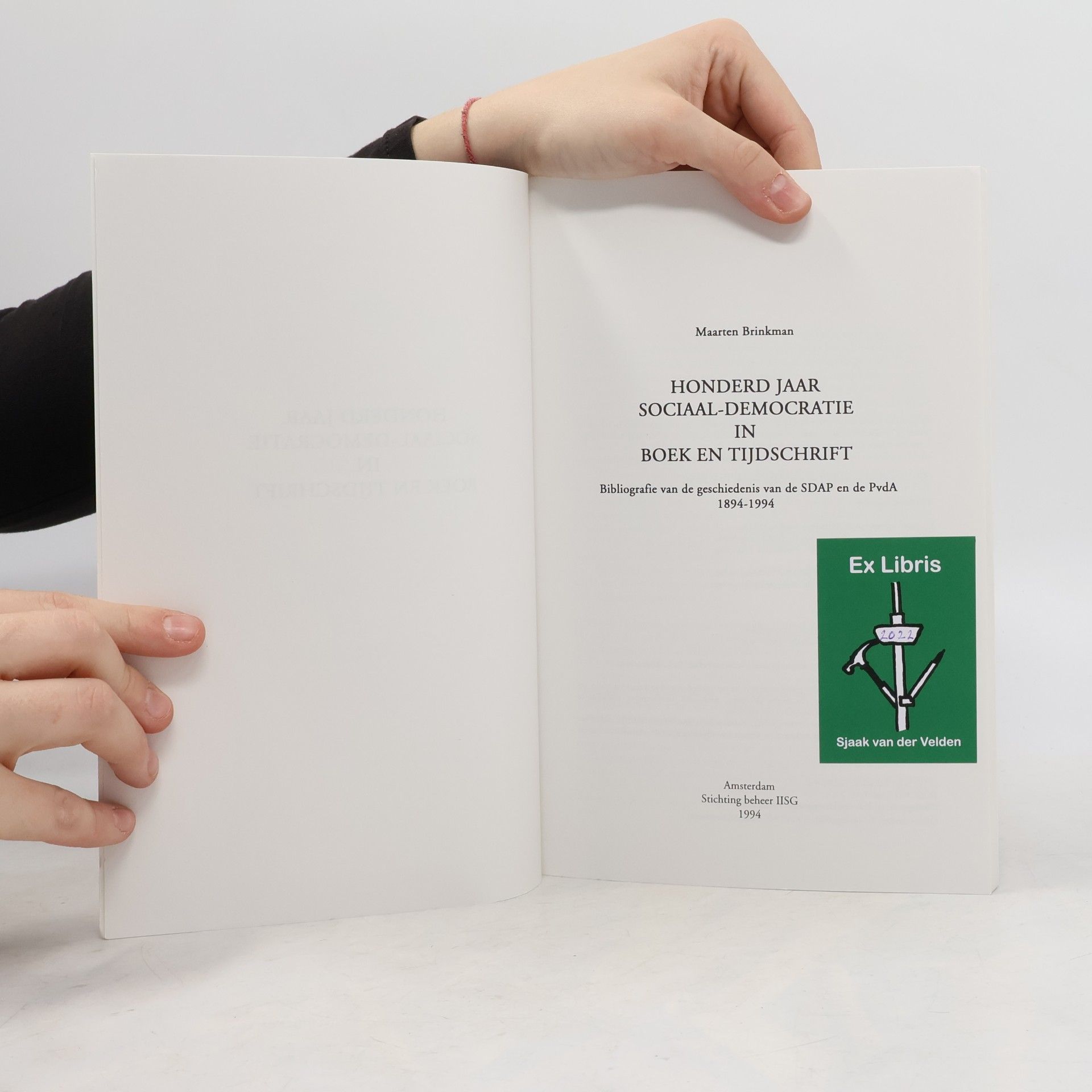 Maarten Brinkman Honderd jaar sociaal-democratie in boek en tijdschrift