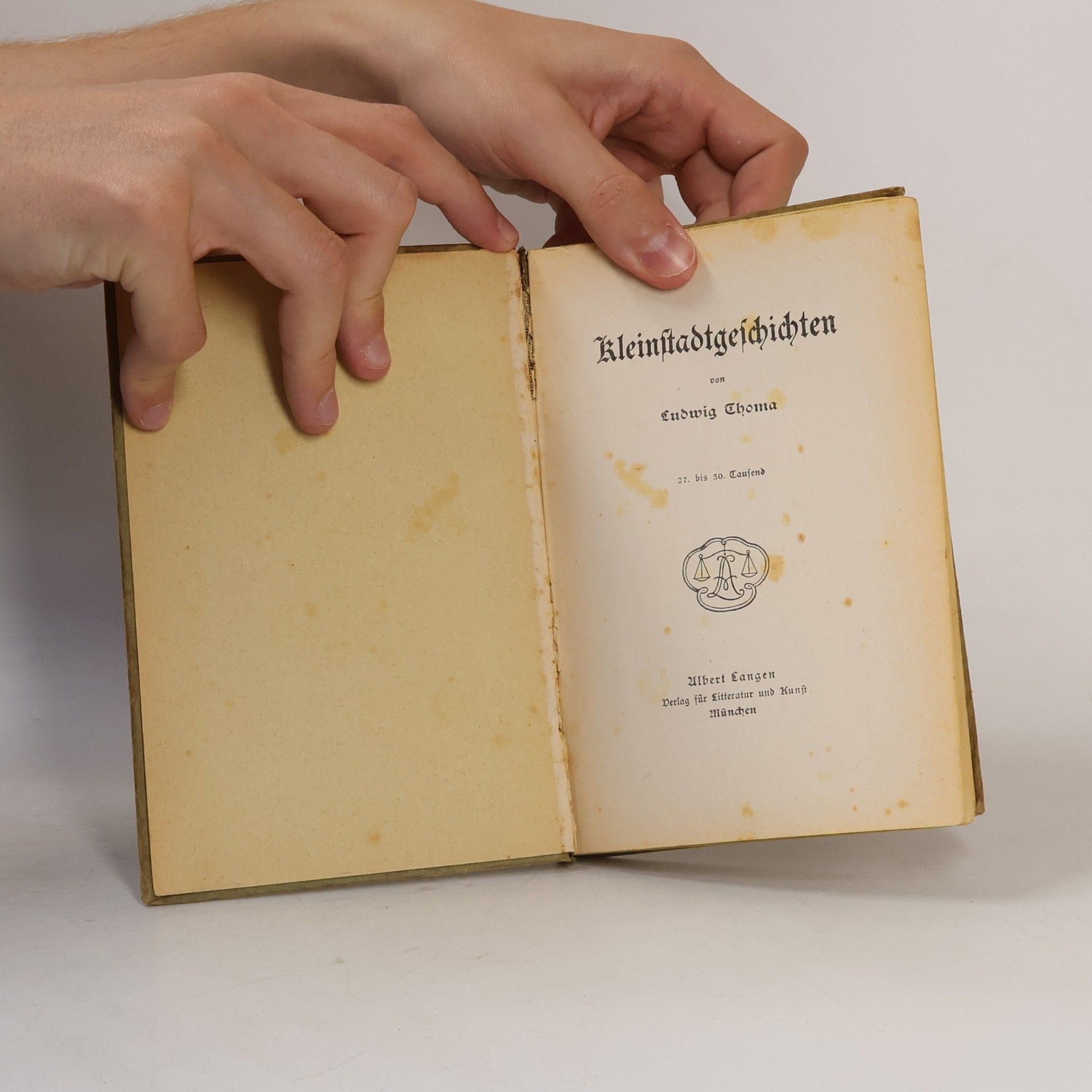 Ludwig Thoma Kleinstadtgeschichten